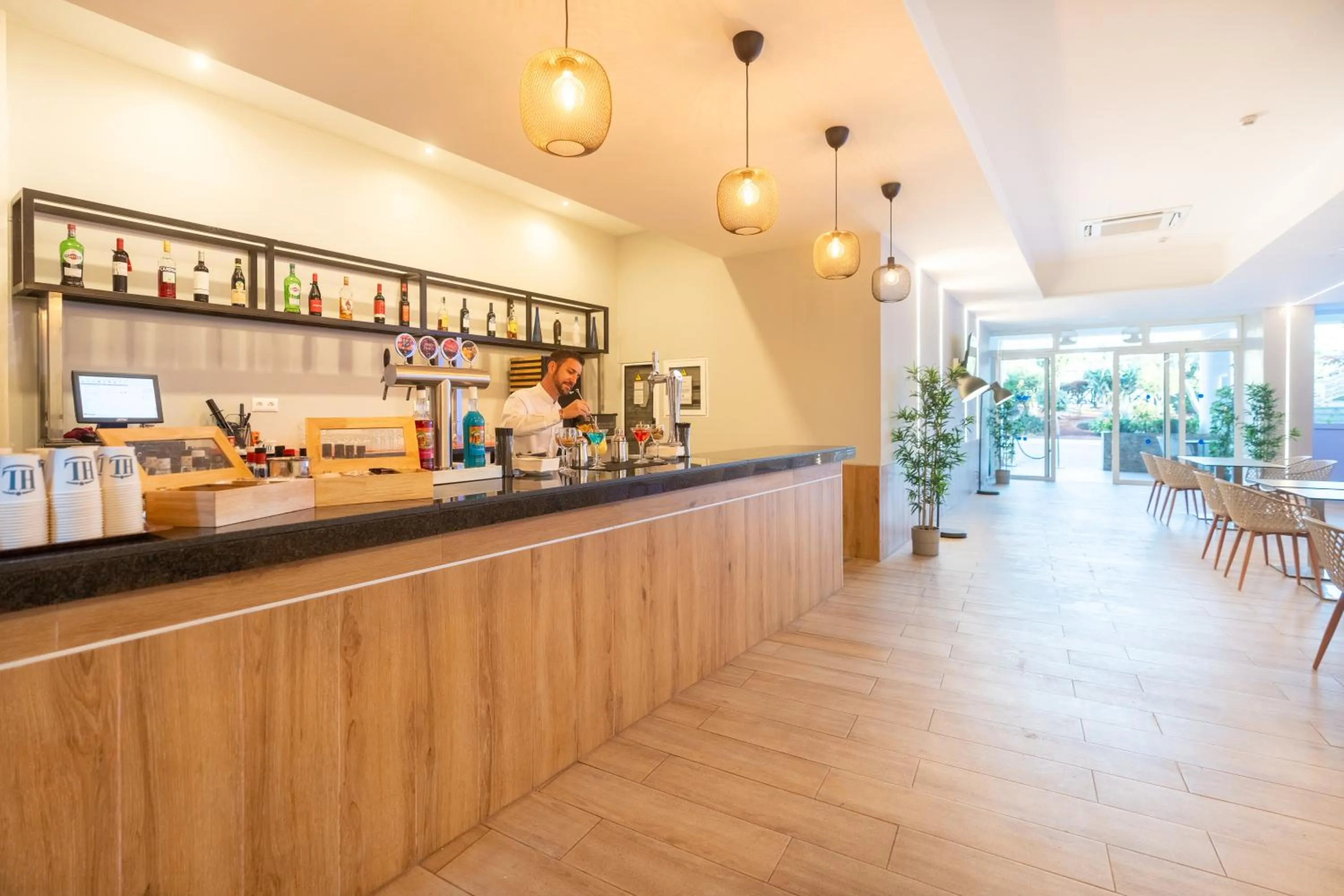 Lounge or bar in HL Club Playa Blanca