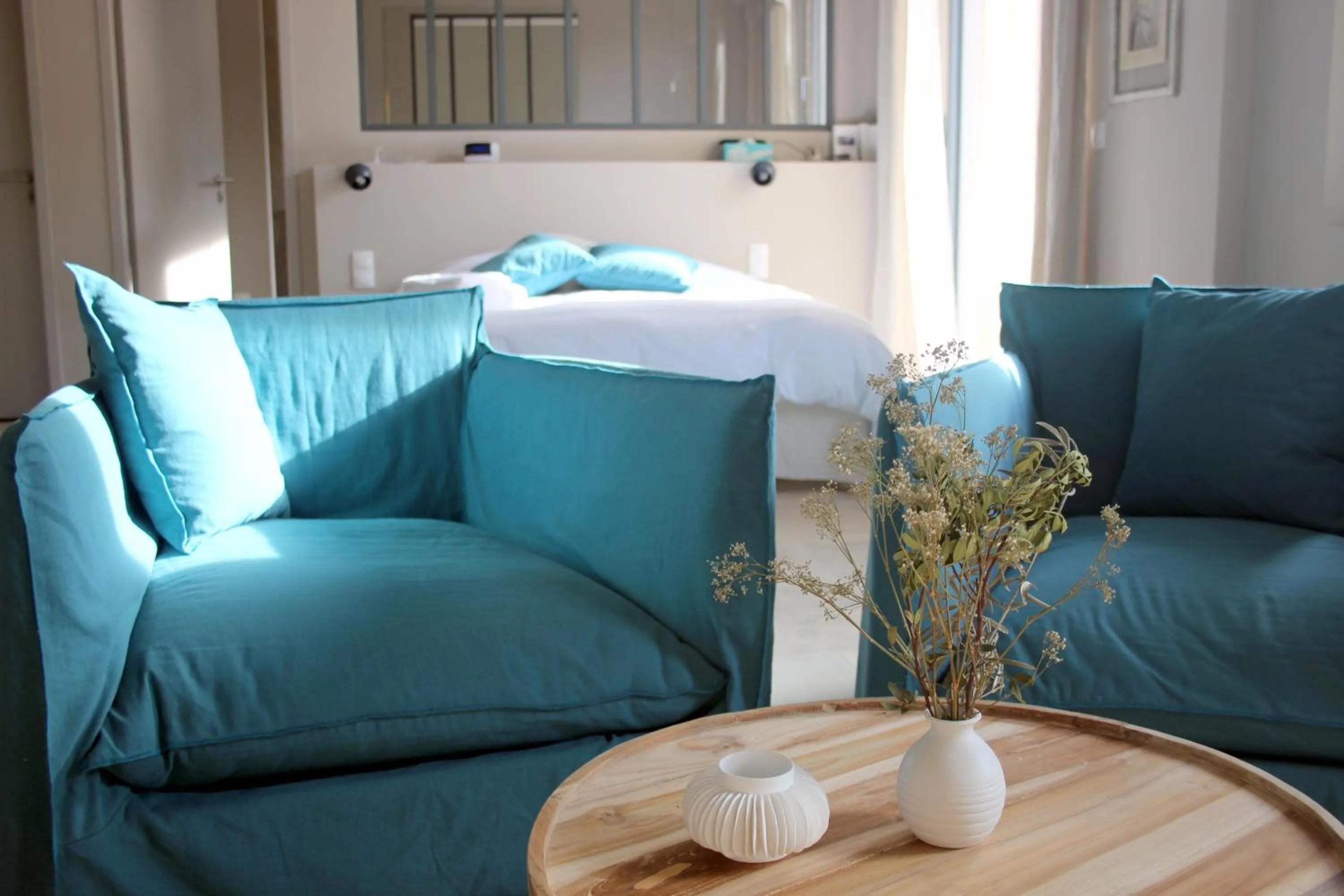 Bed in La Magnanerie de l'Isle B&B