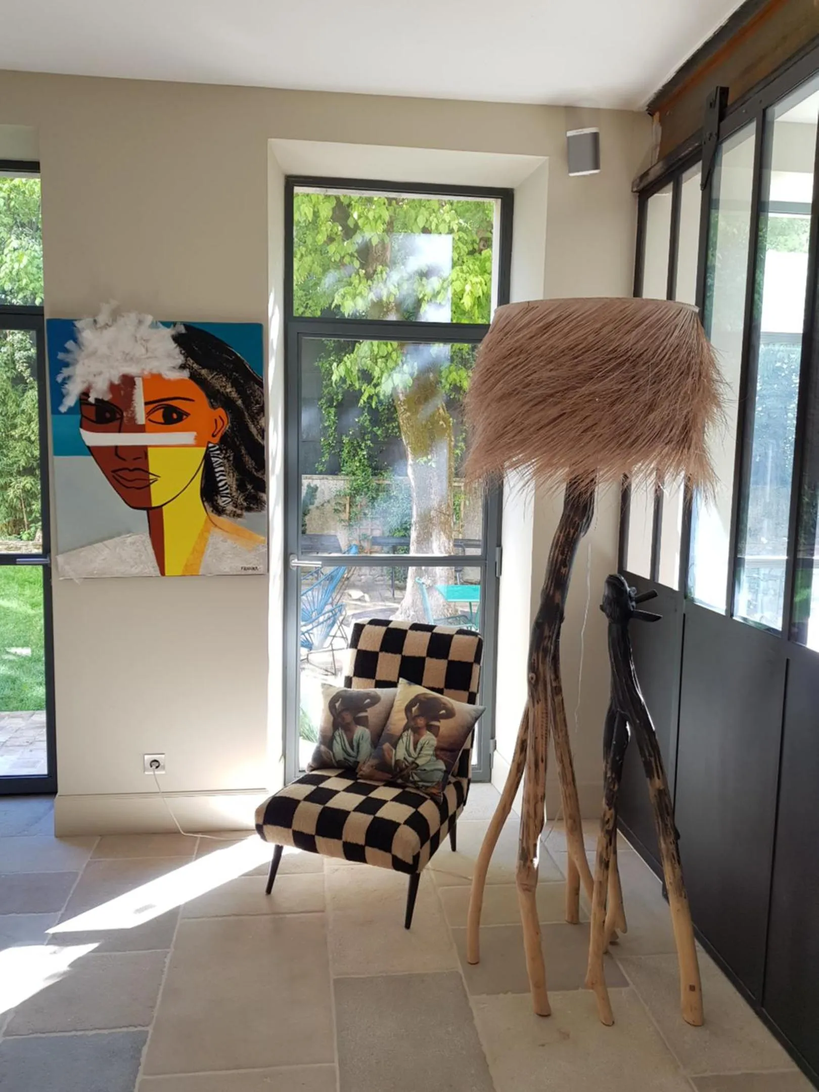 Living room in La Magnanerie de l'Isle B&B