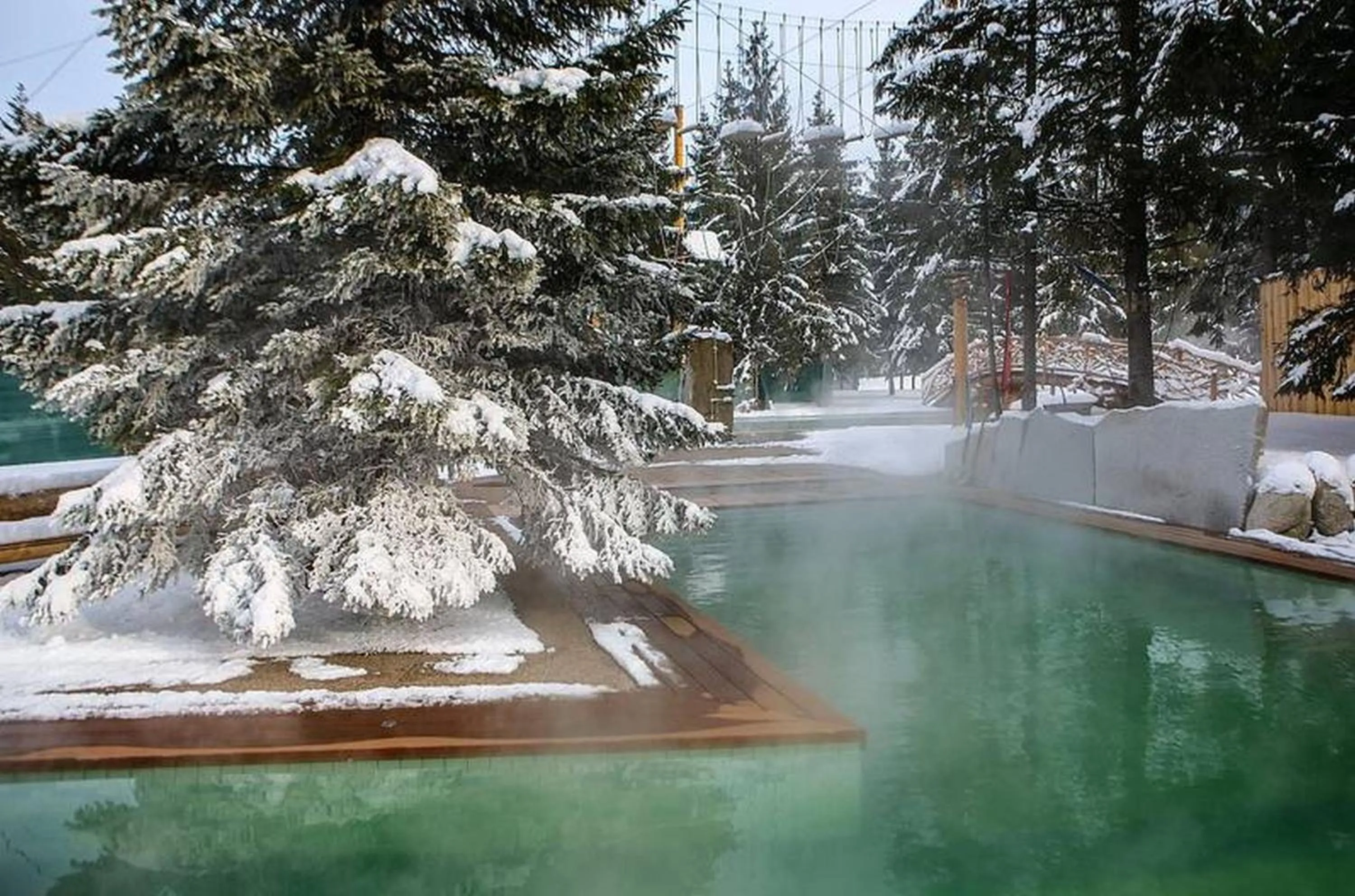 Aqua park in U Hani w pobliżu Gorący Potok i Termy