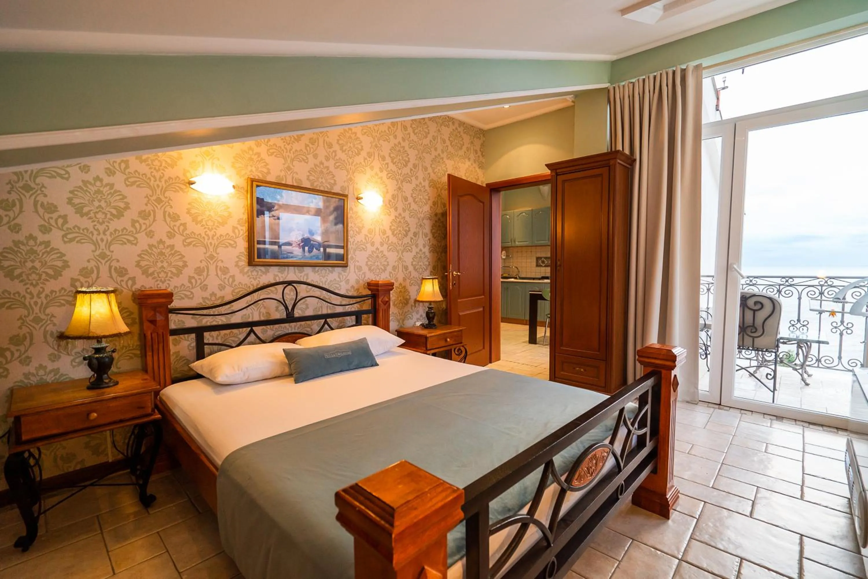 Bedroom, Bed in Villa Edelweiss