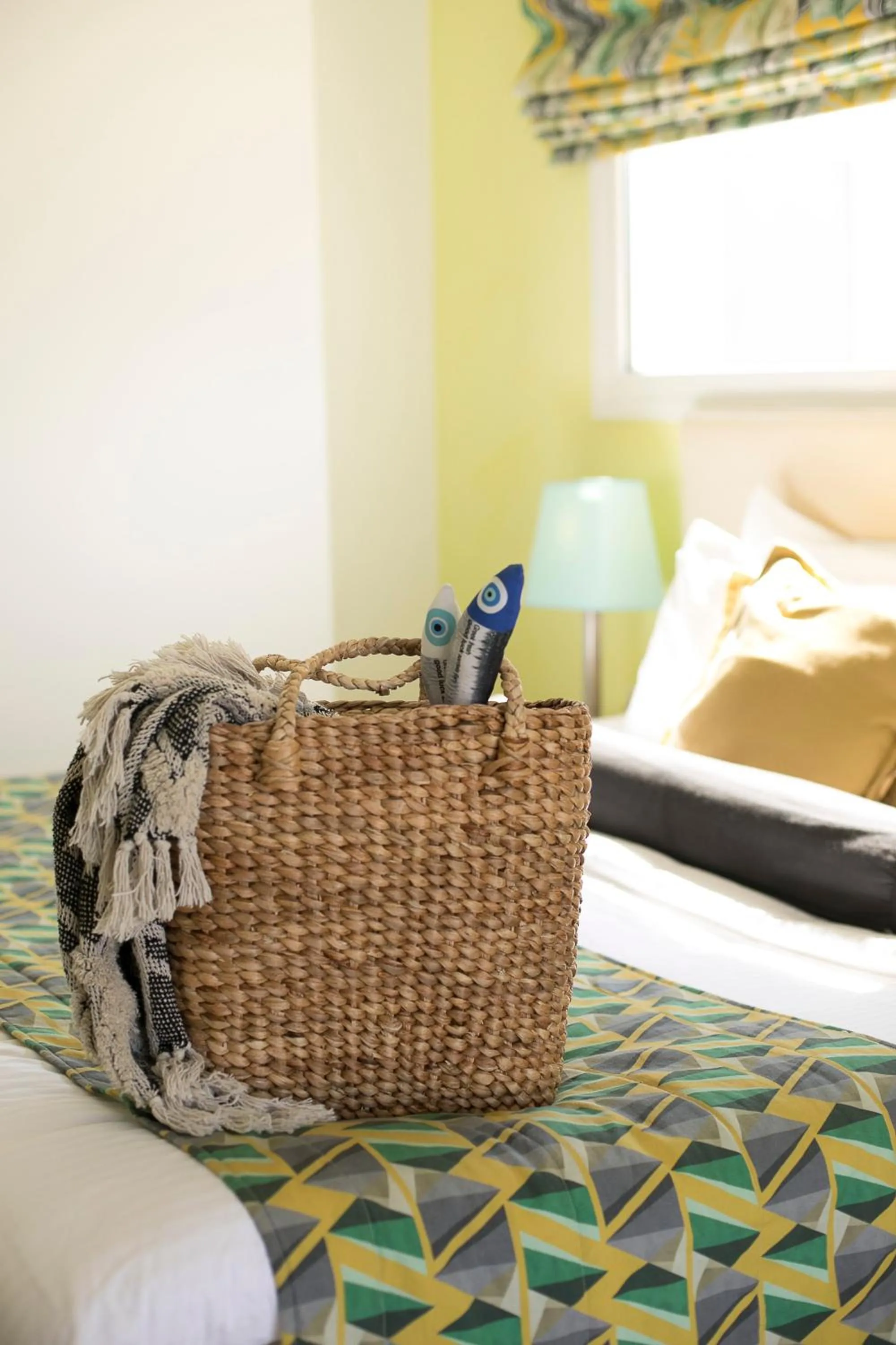 Bed in Mandraki Village Boutique Hotel