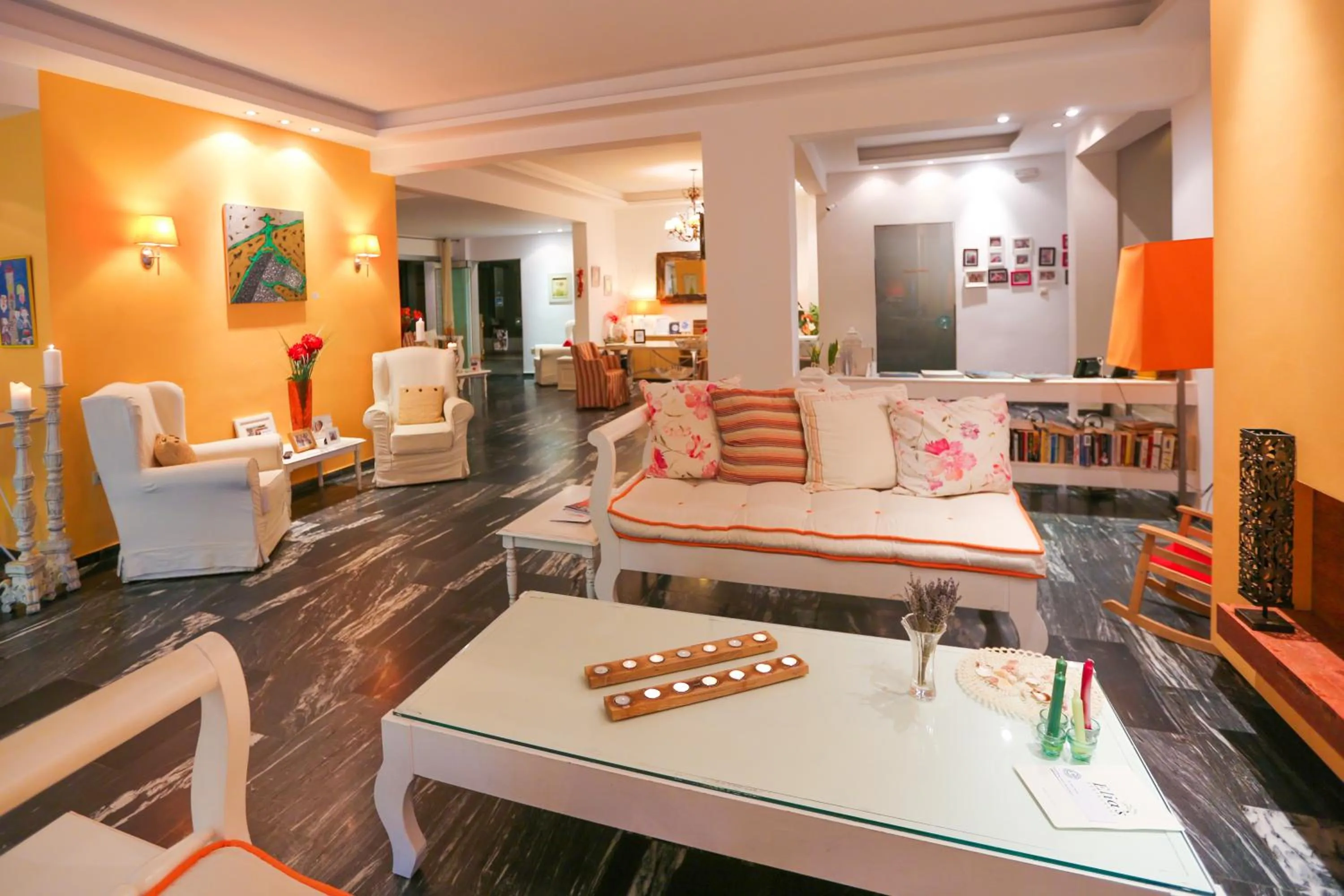 Lobby or reception in Mandraki Village Boutique Hotel