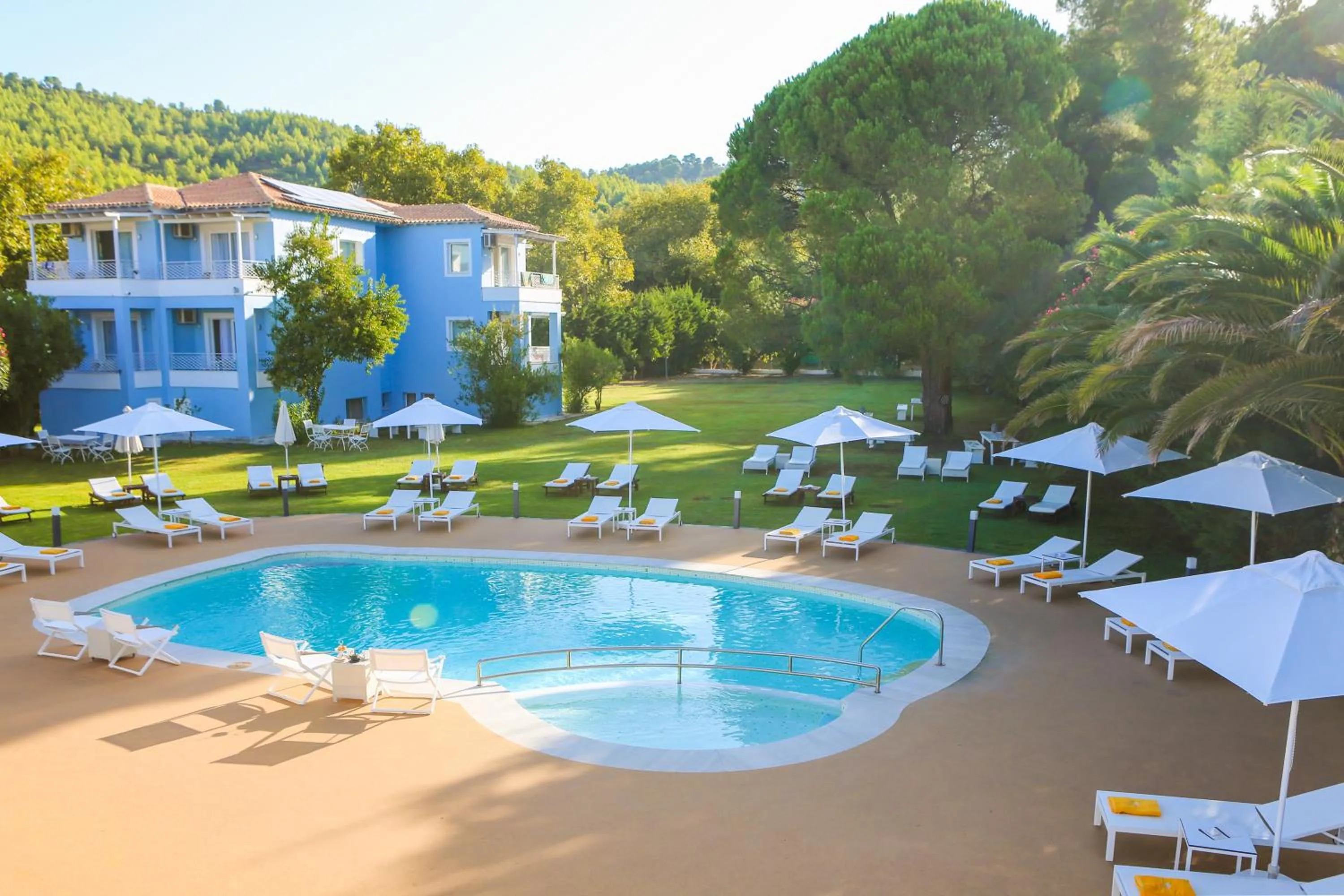 Swimming pool in Mandraki Village Boutique Hotel