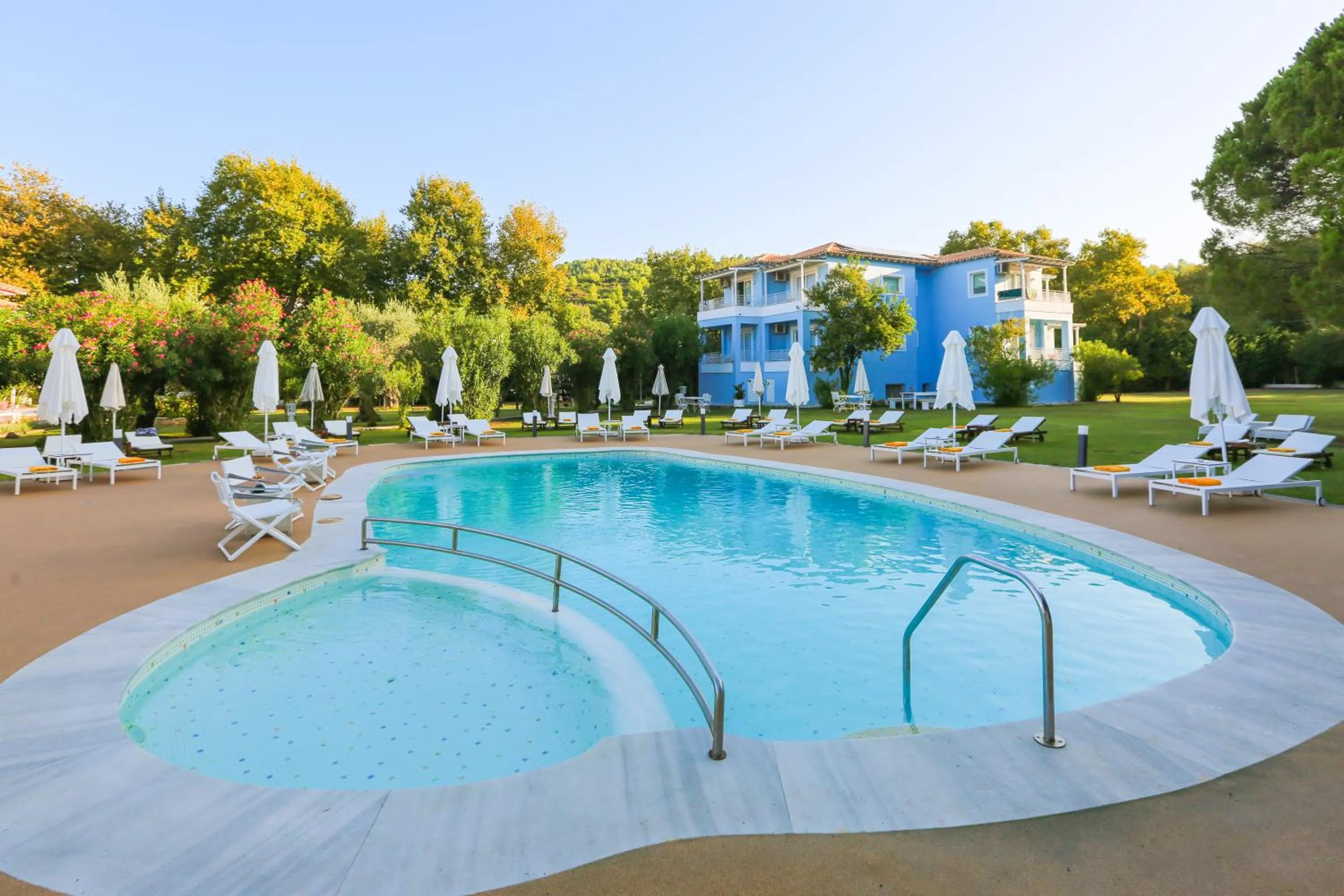 Swimming pool in Mandraki Village Boutique Hotel