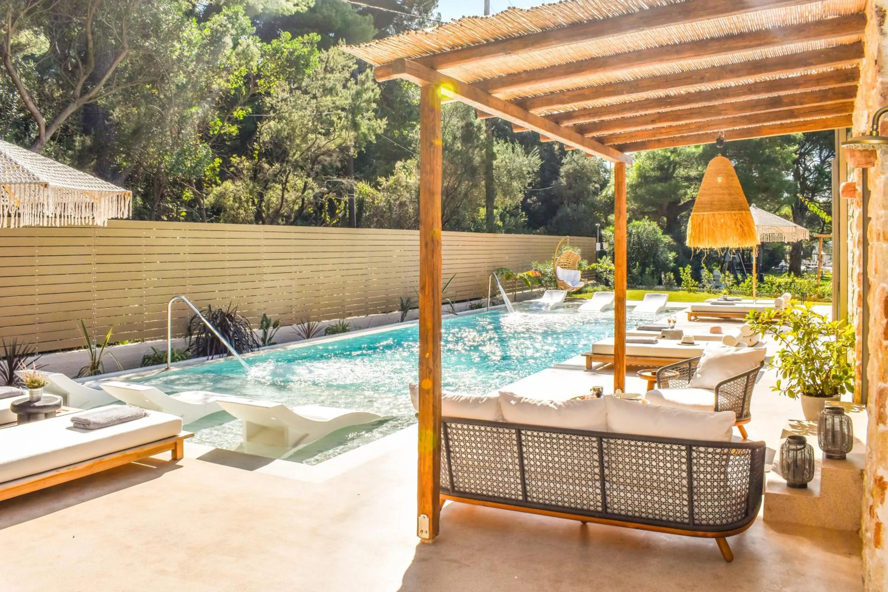 Swimming pool in Mandraki Village Boutique Hotel