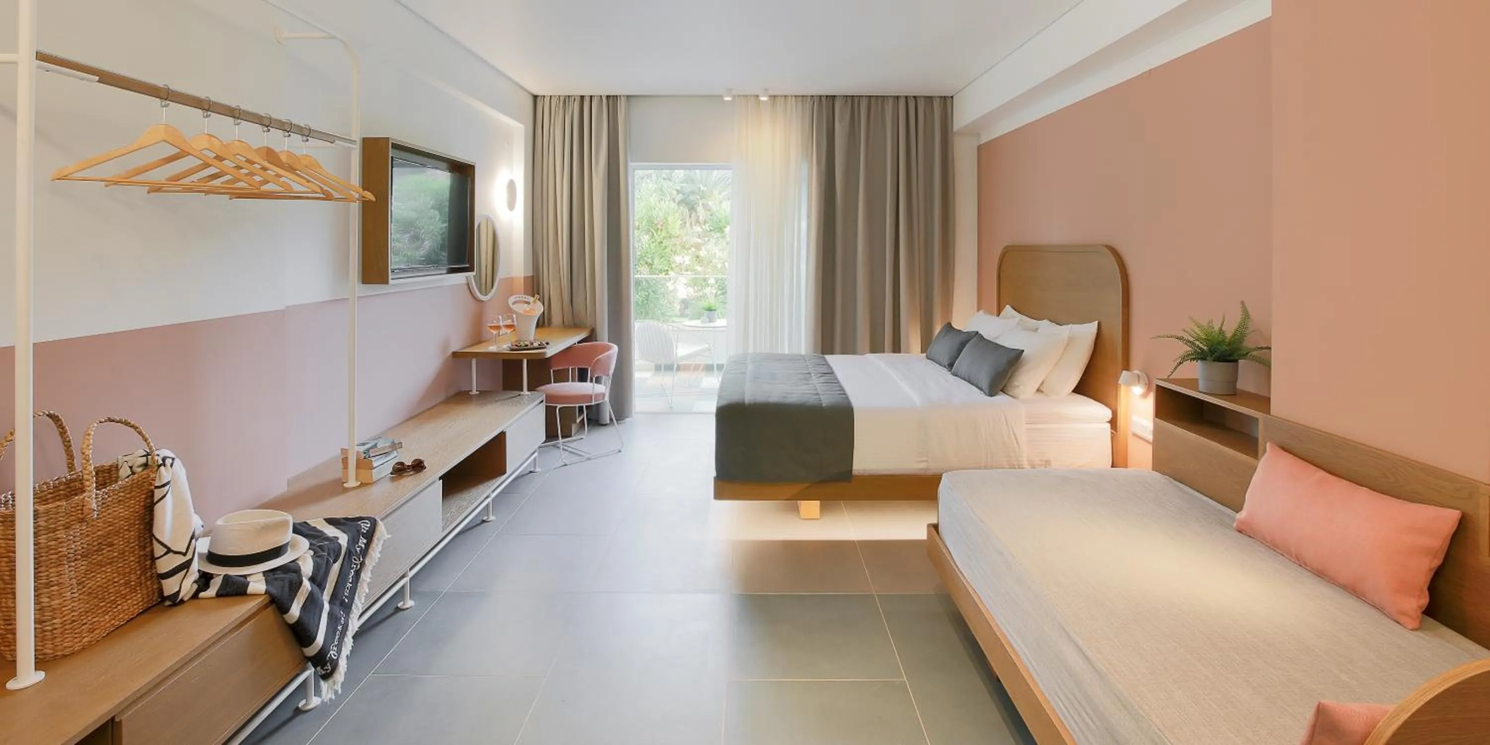 Photo of the whole room, Bed in Mandraki Village Boutique Hotel