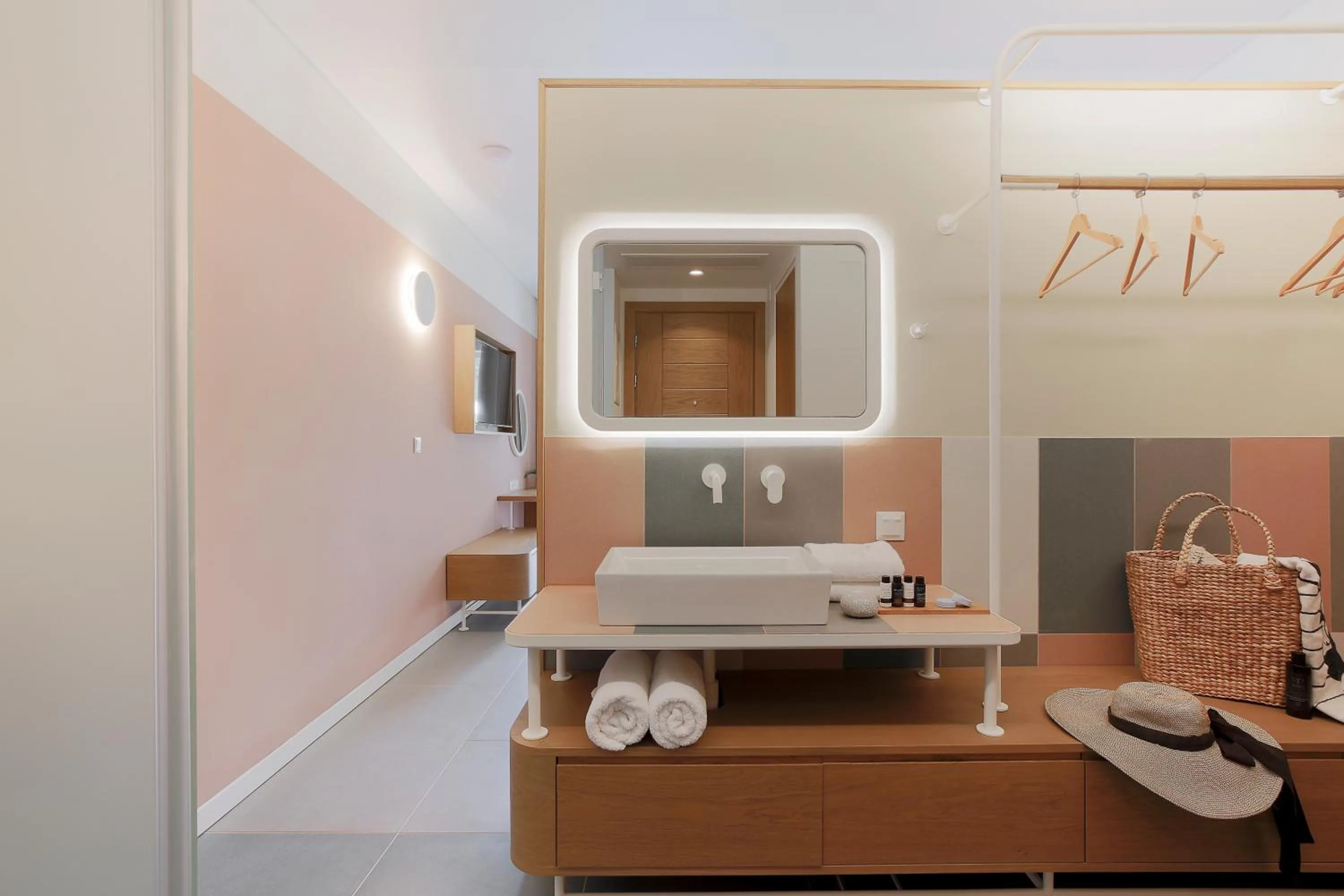 Bathroom in Mandraki Village Boutique Hotel