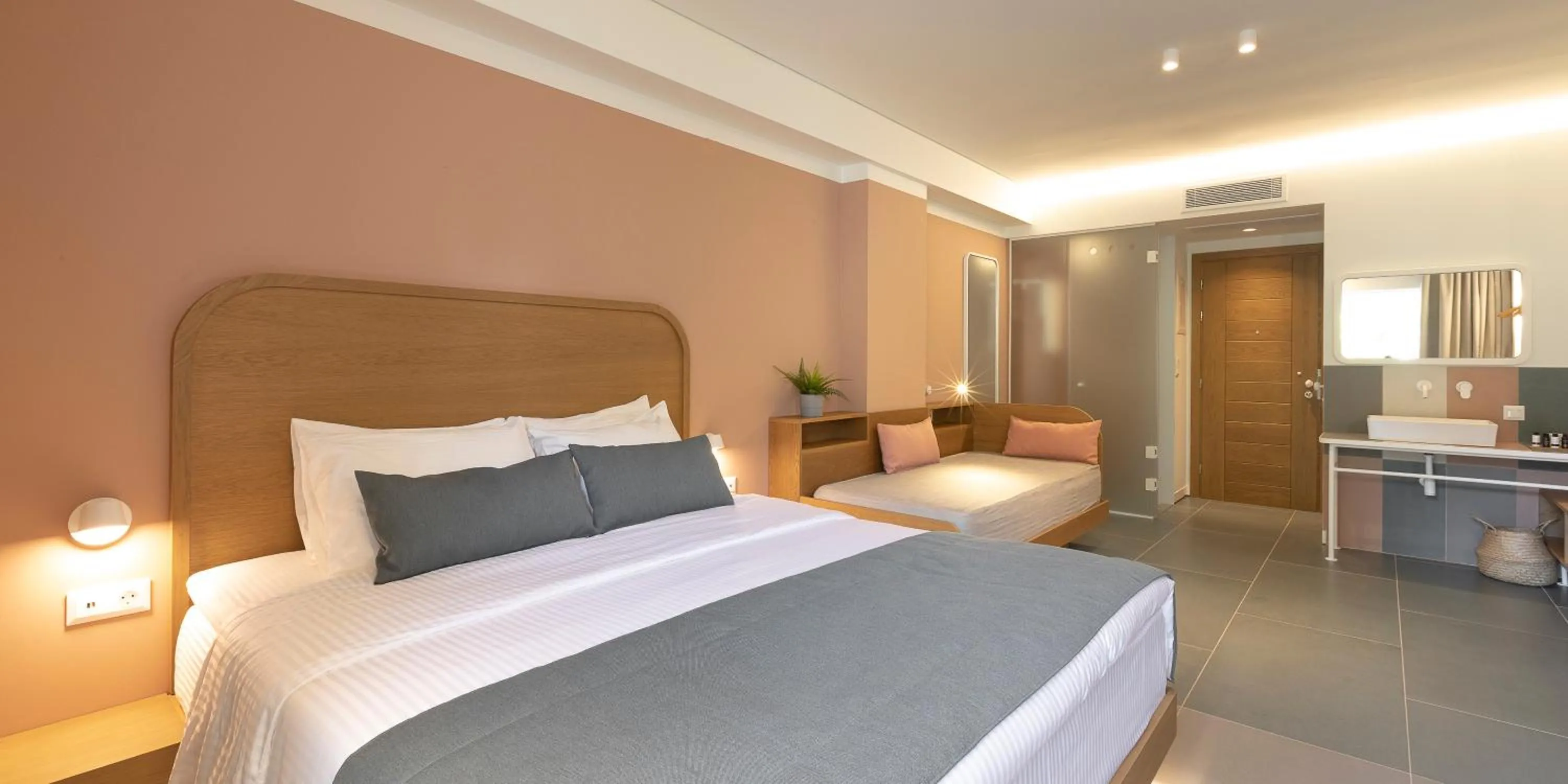 Photo of the whole room, Bed in Mandraki Village Boutique Hotel