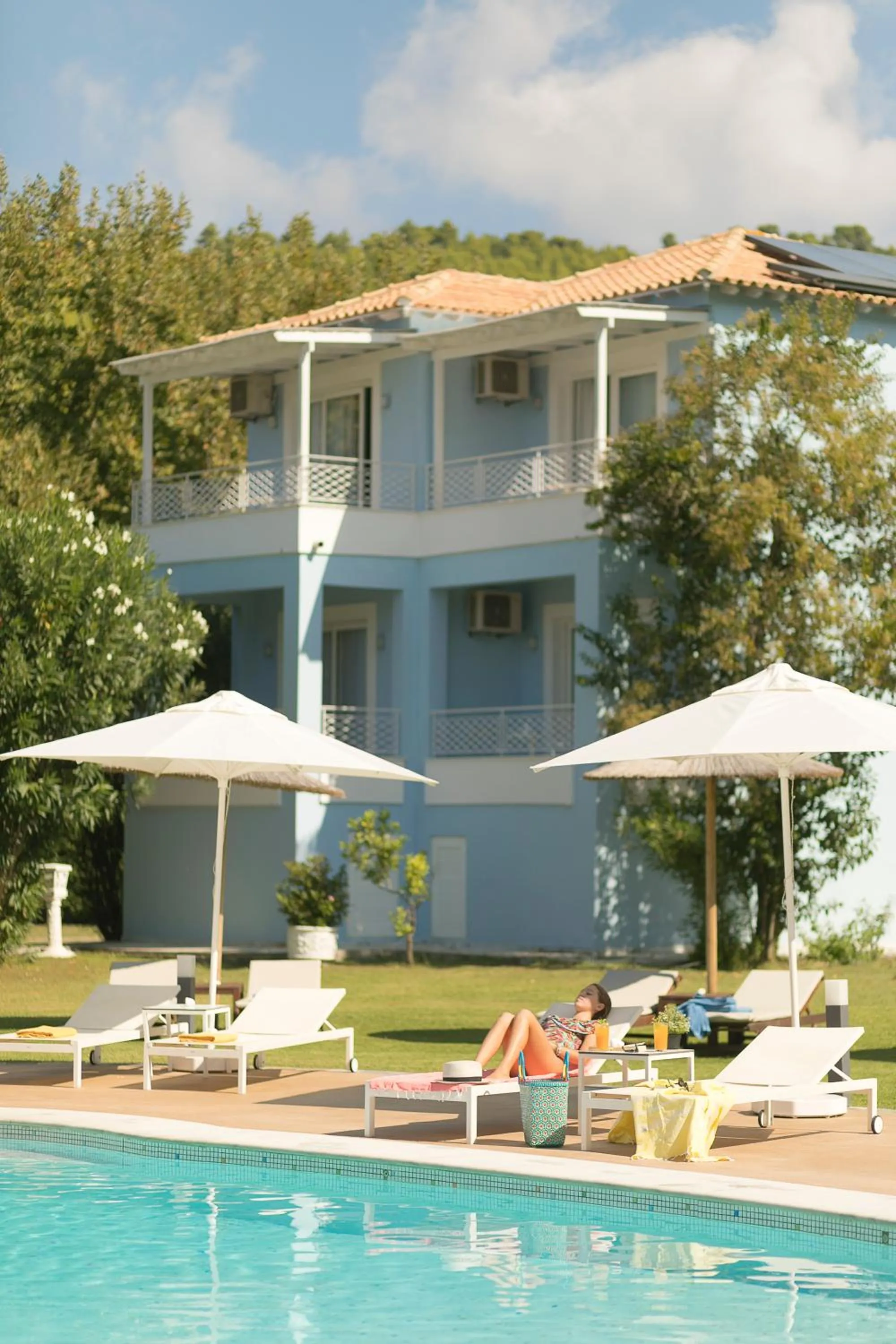 Swimming pool in Mandraki Village Boutique Hotel