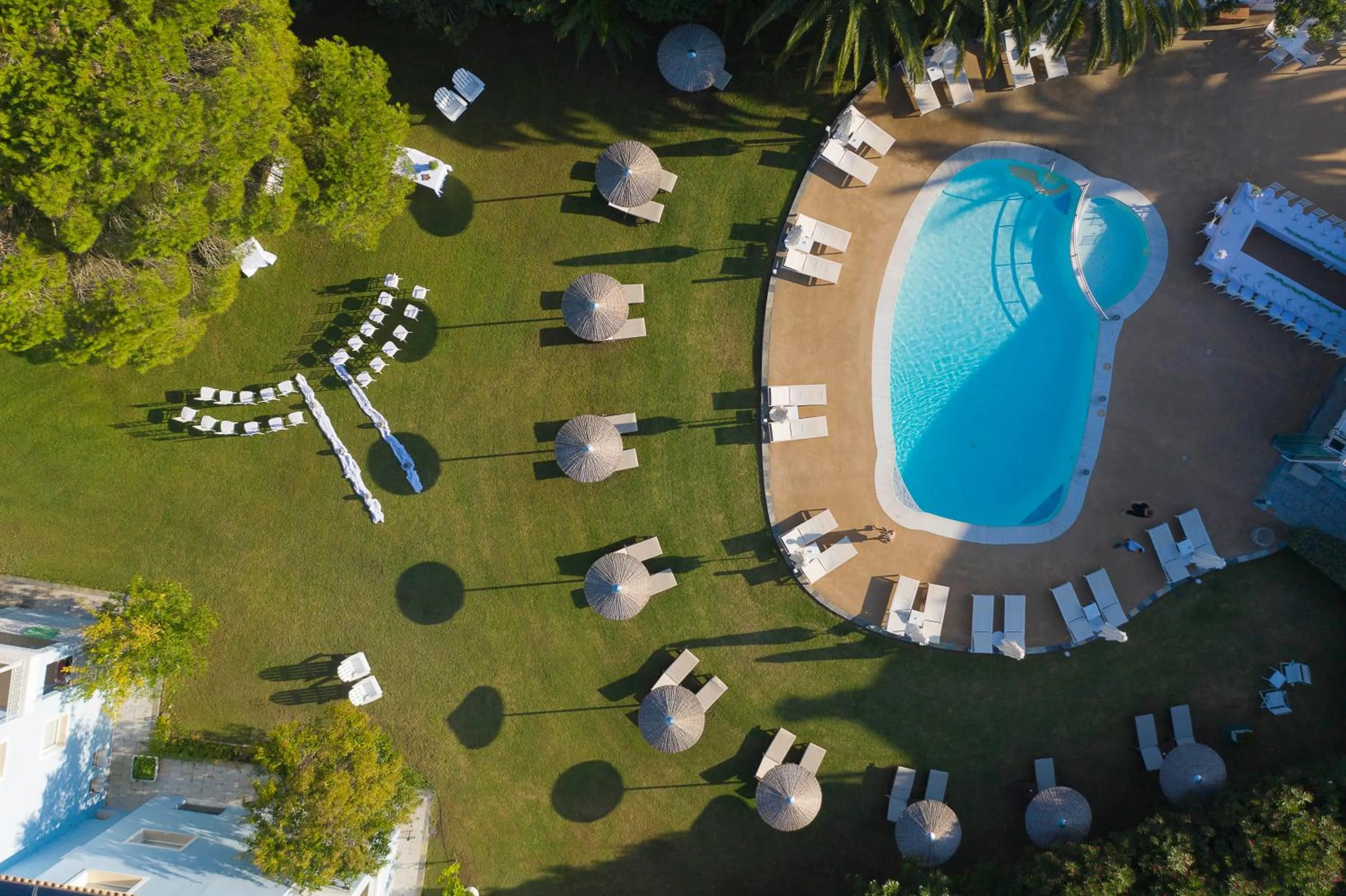 Bird's eye view in Mandraki Village Boutique Hotel