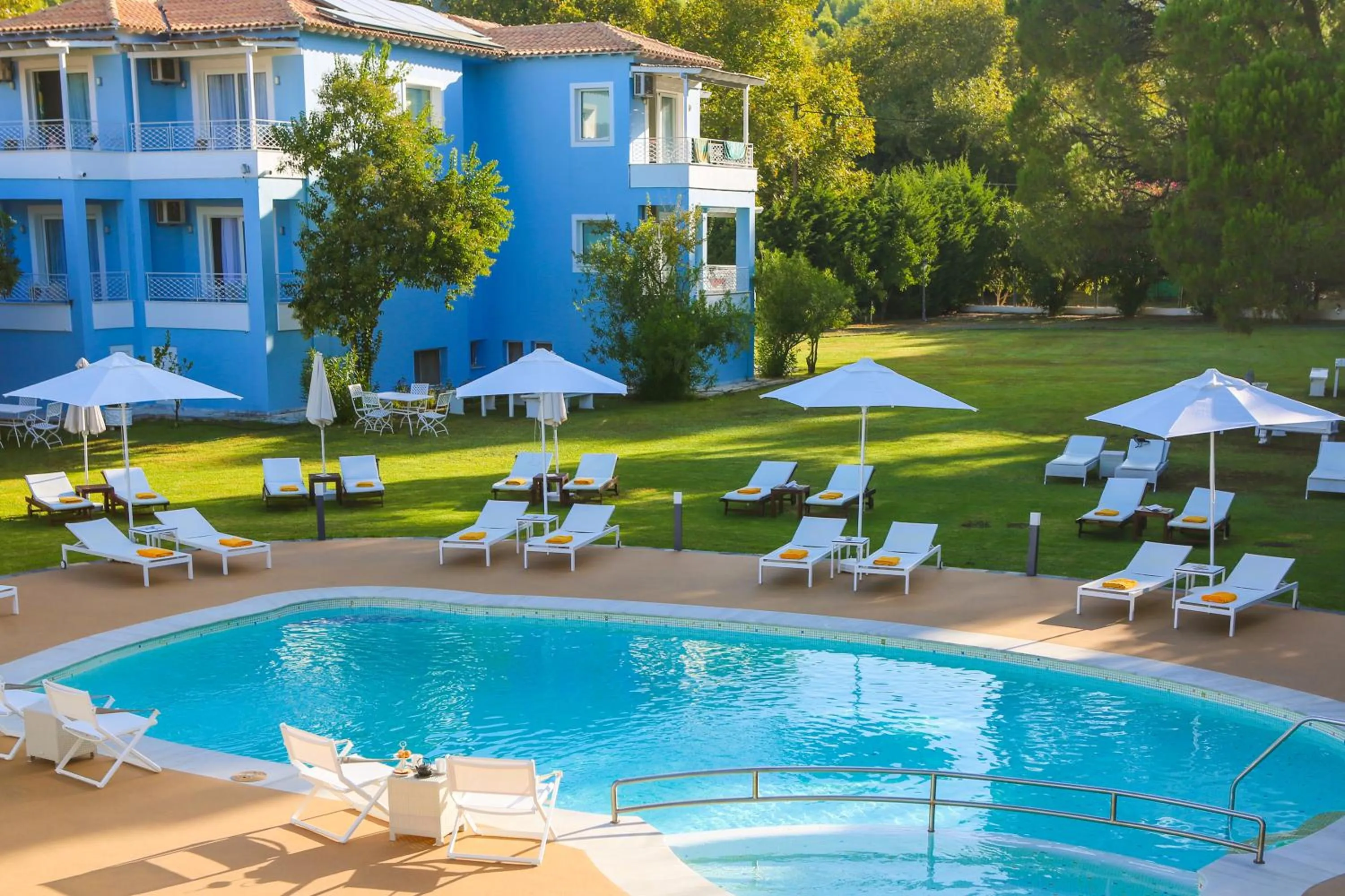 Swimming pool in Mandraki Village Boutique Hotel