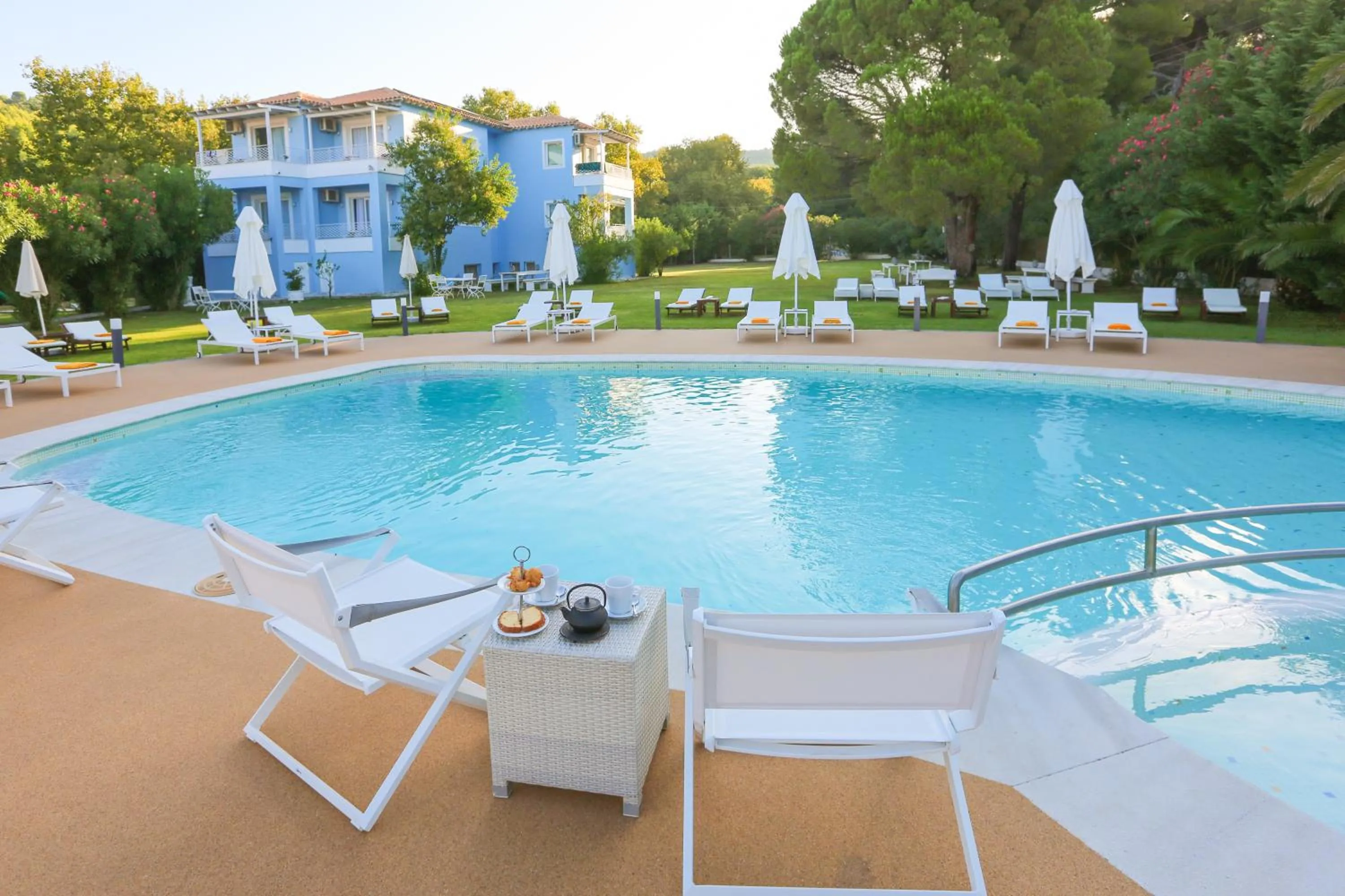 Swimming pool in Mandraki Village Boutique Hotel