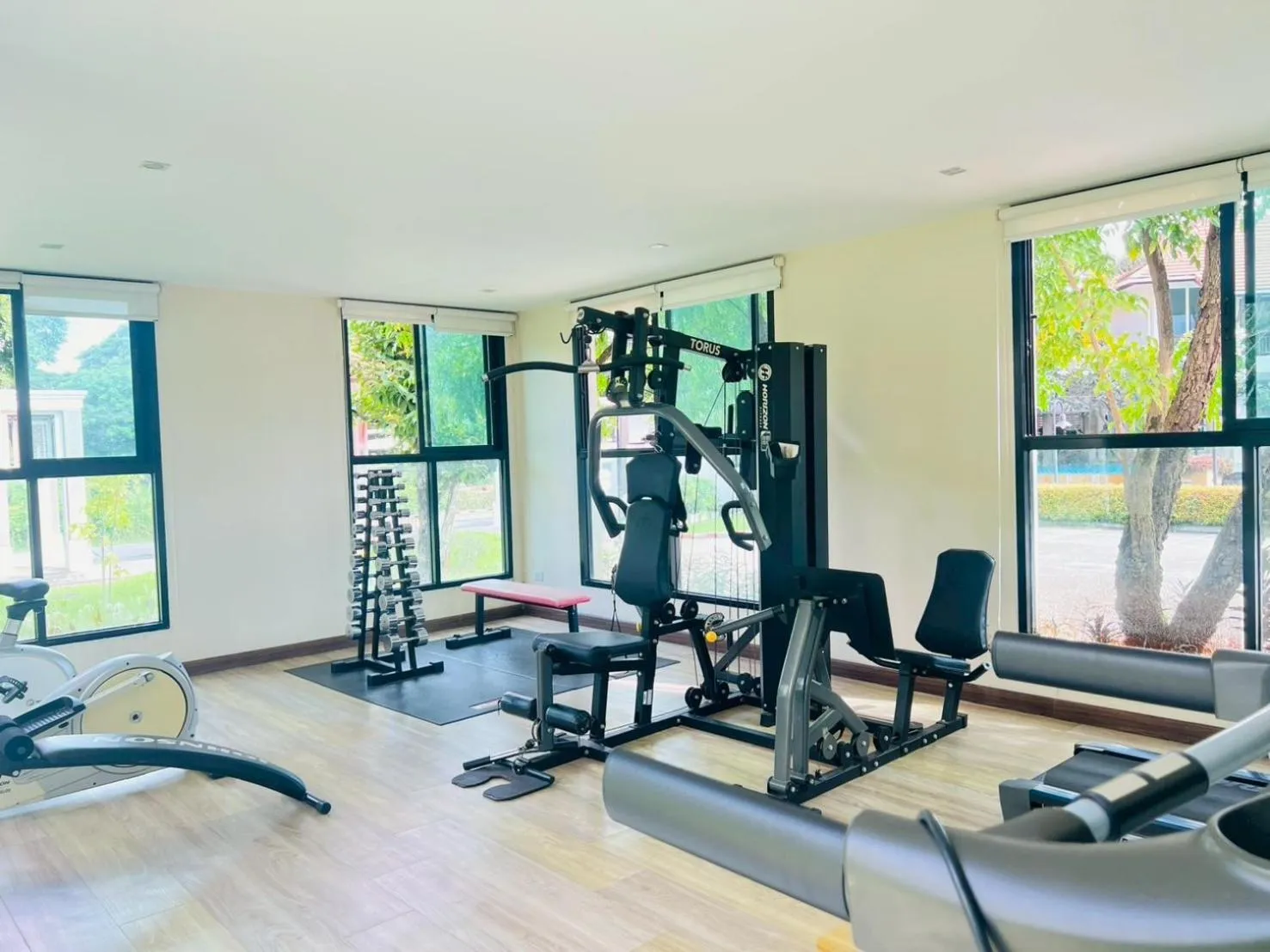 Fitness centre/facilities in Harmony Resort Hotel