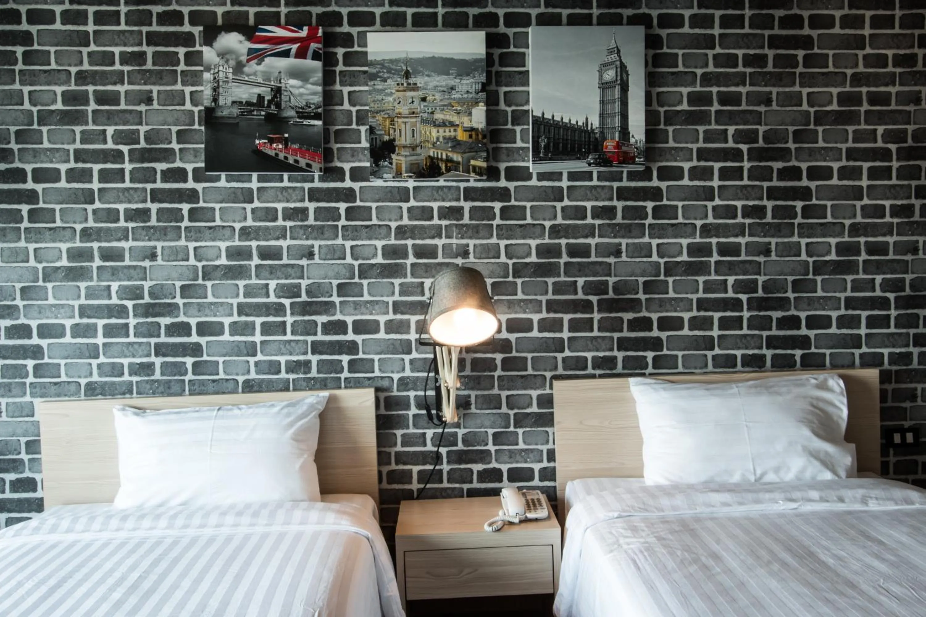 Decorative detail, Bed in Get Zleep Premium Budget Hotel