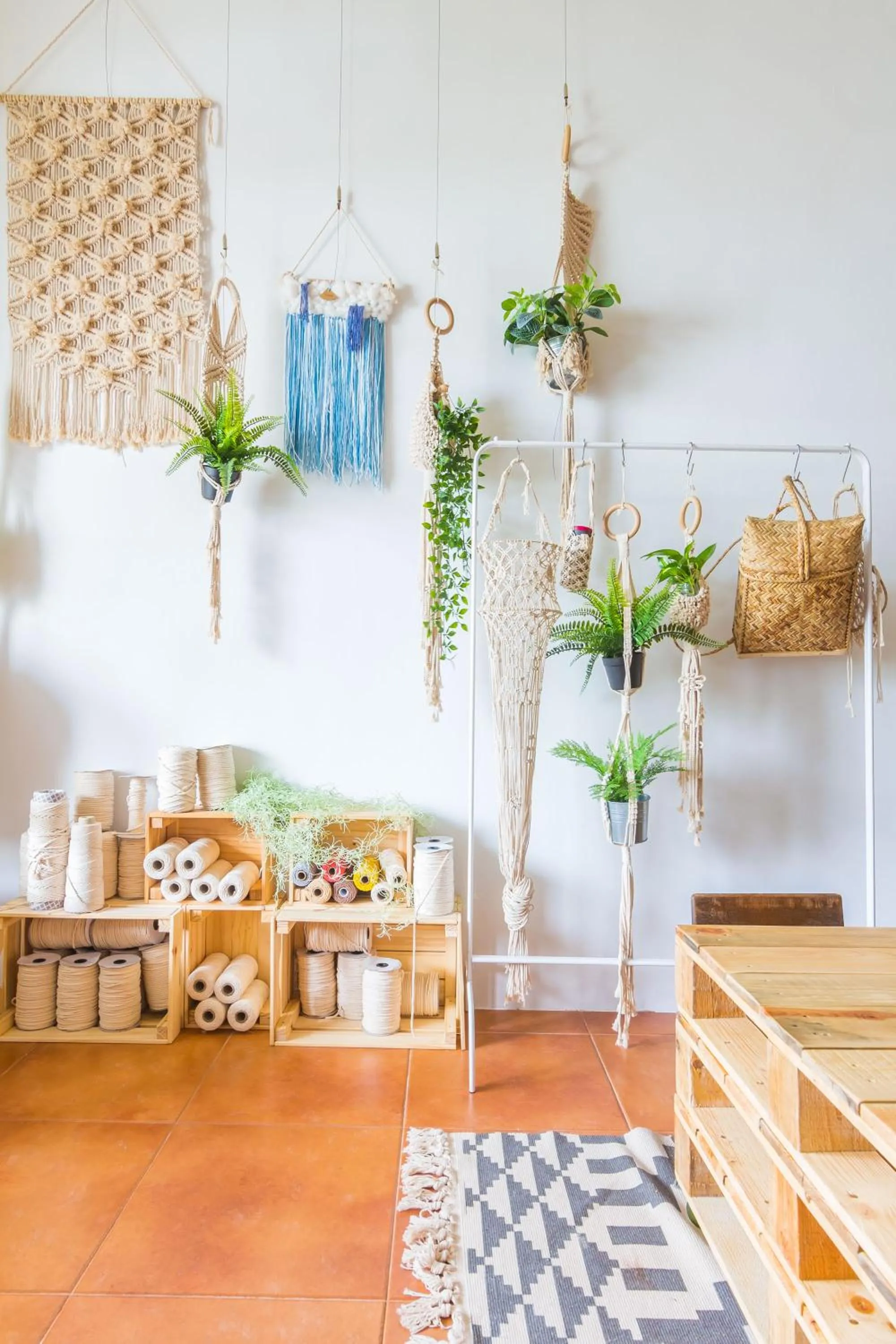 Decorative detail in Cozy Blue B&B