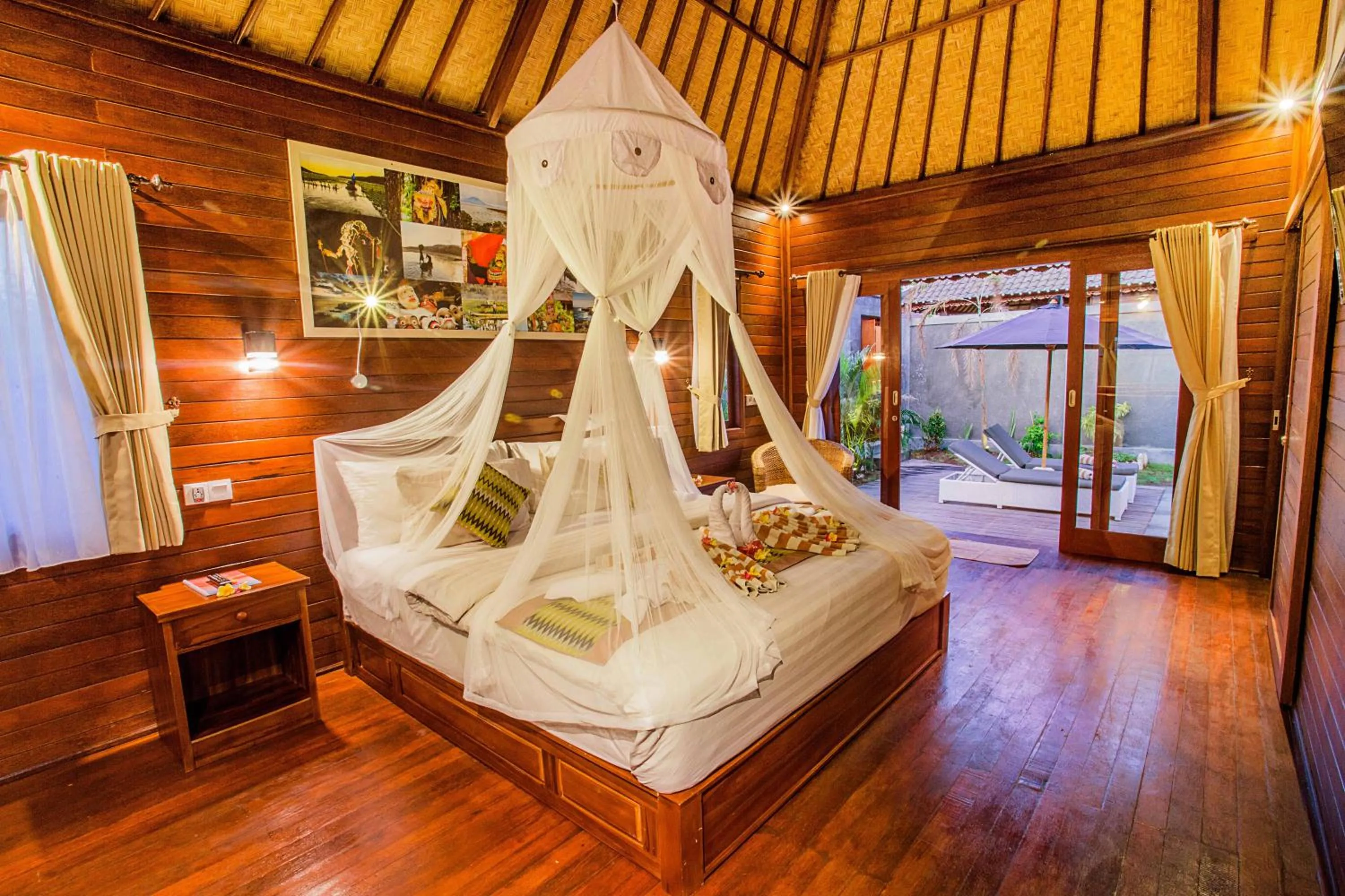 Bed in Sunset Garden Nusa Lembongan