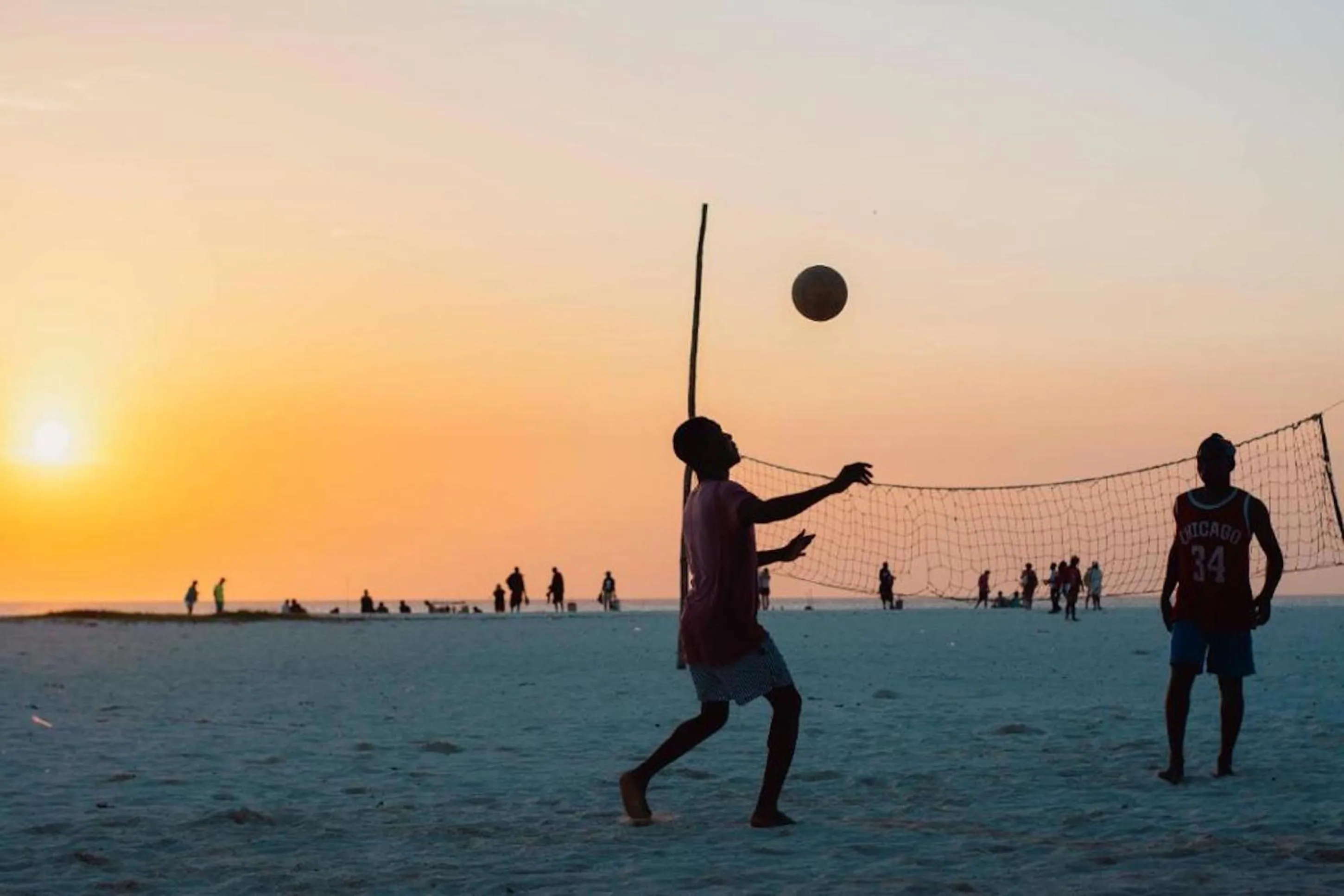 Sunset in Mocco Beach Villa