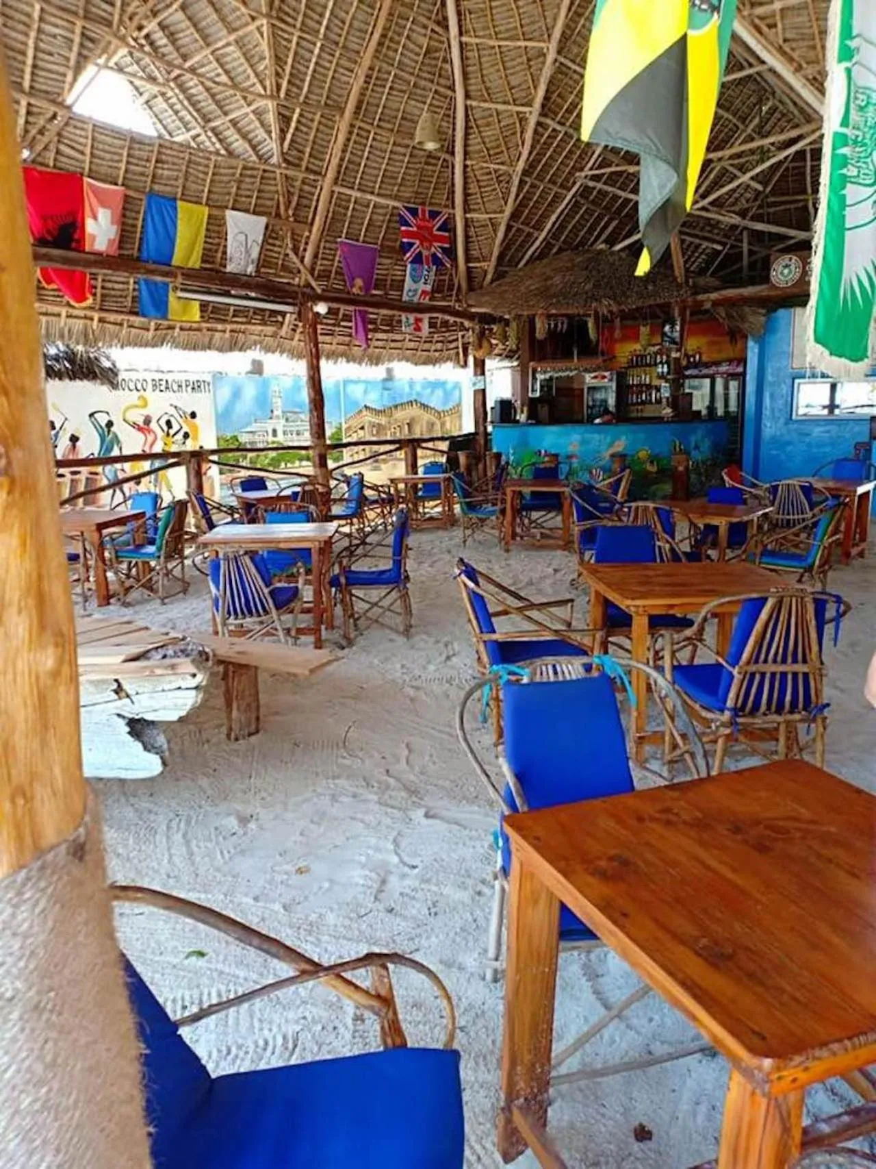 Patio in Mocco Beach Villa