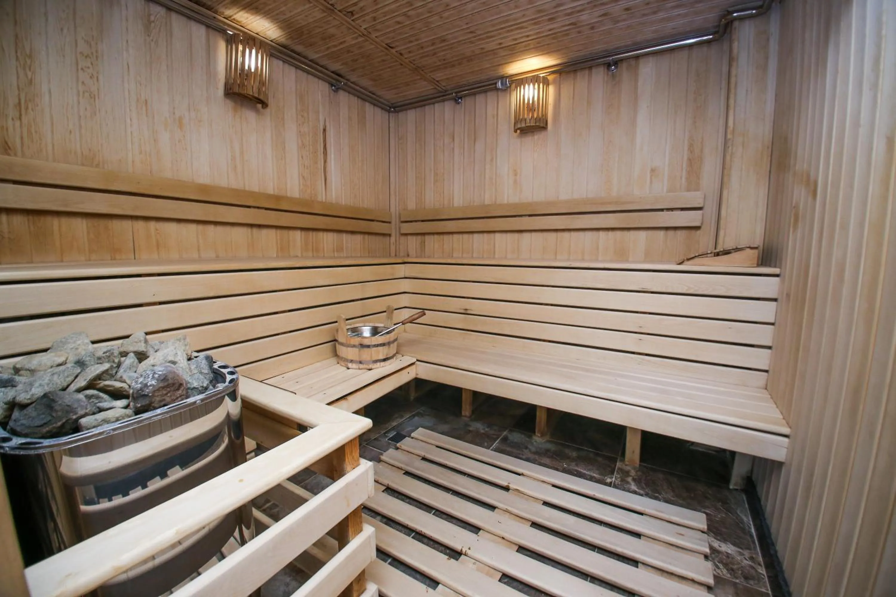 Sauna in Chagala Residence Atyrau