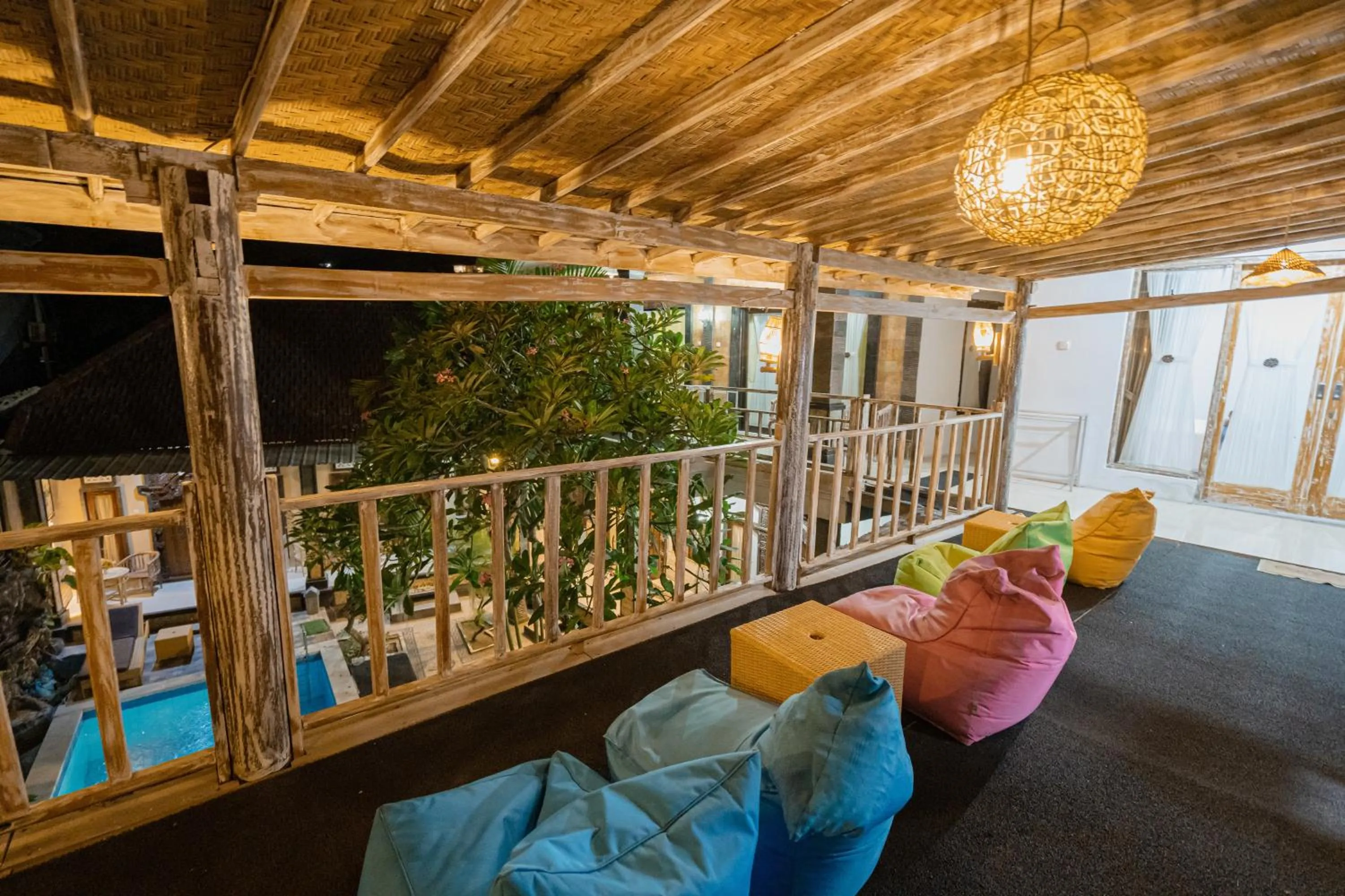 Seating area in The Mel Homestay