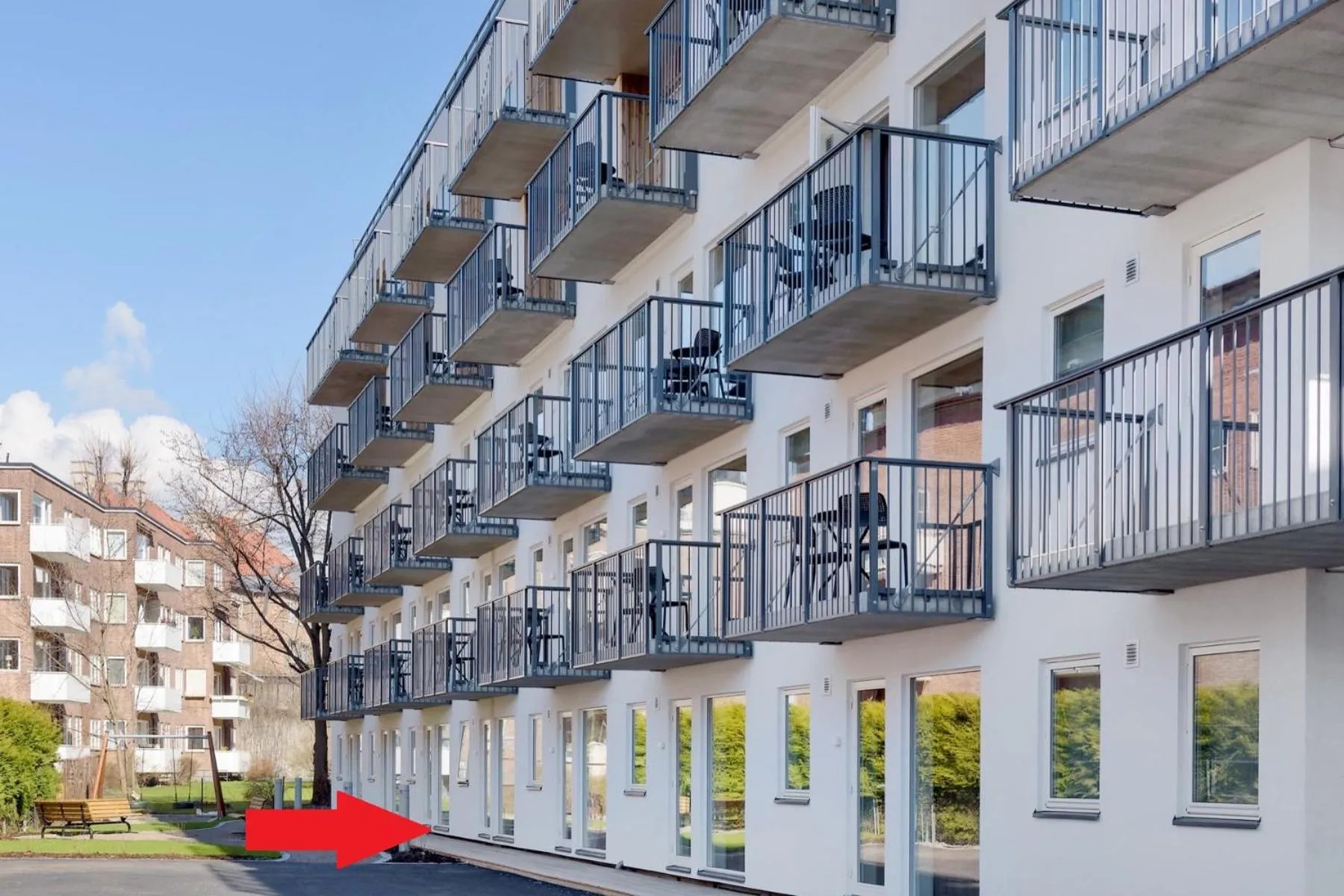 Balcony/Terrace in The Apartments Company - Majorstuen