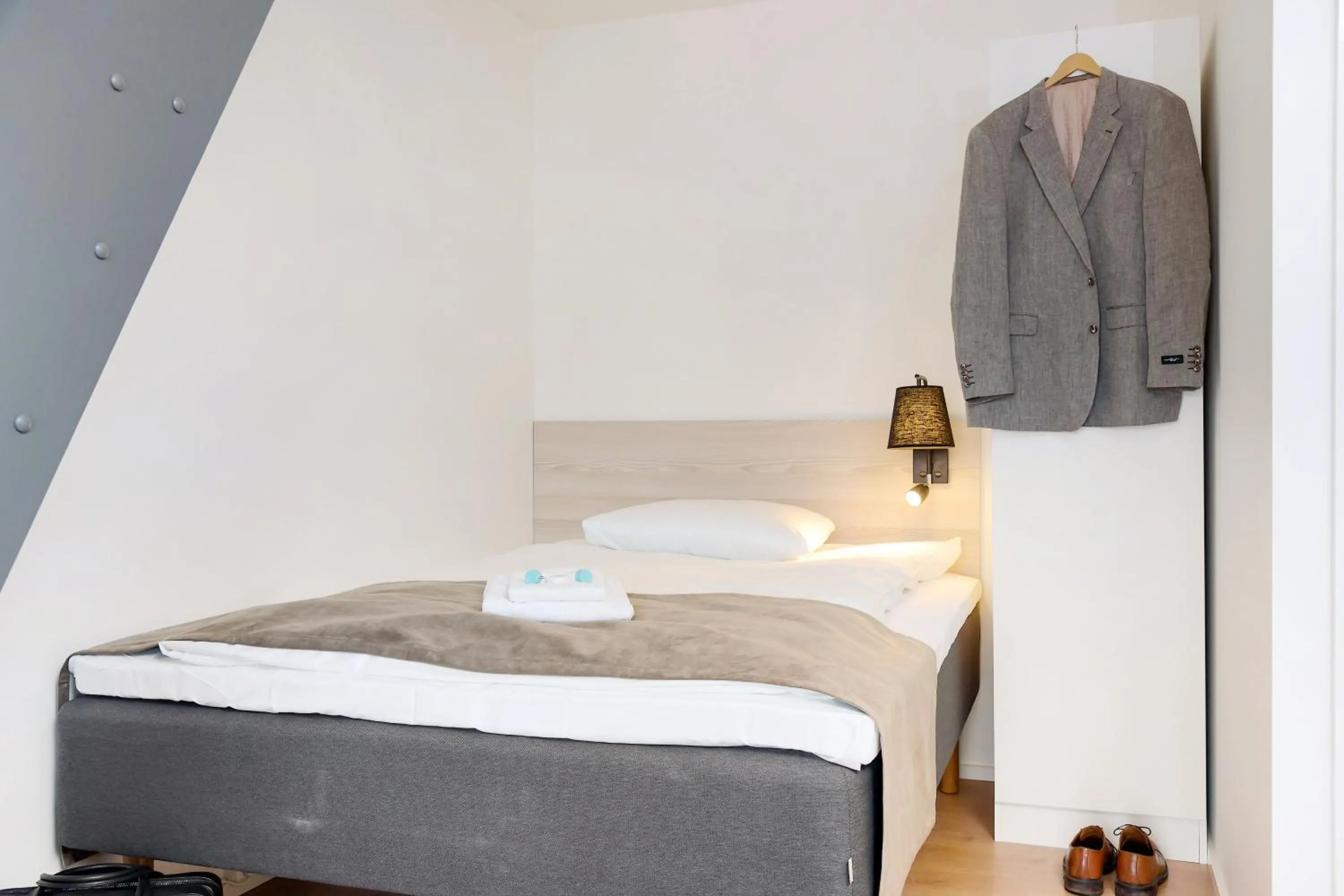 Bedroom, Bed in The Apartments Company - Majorstuen