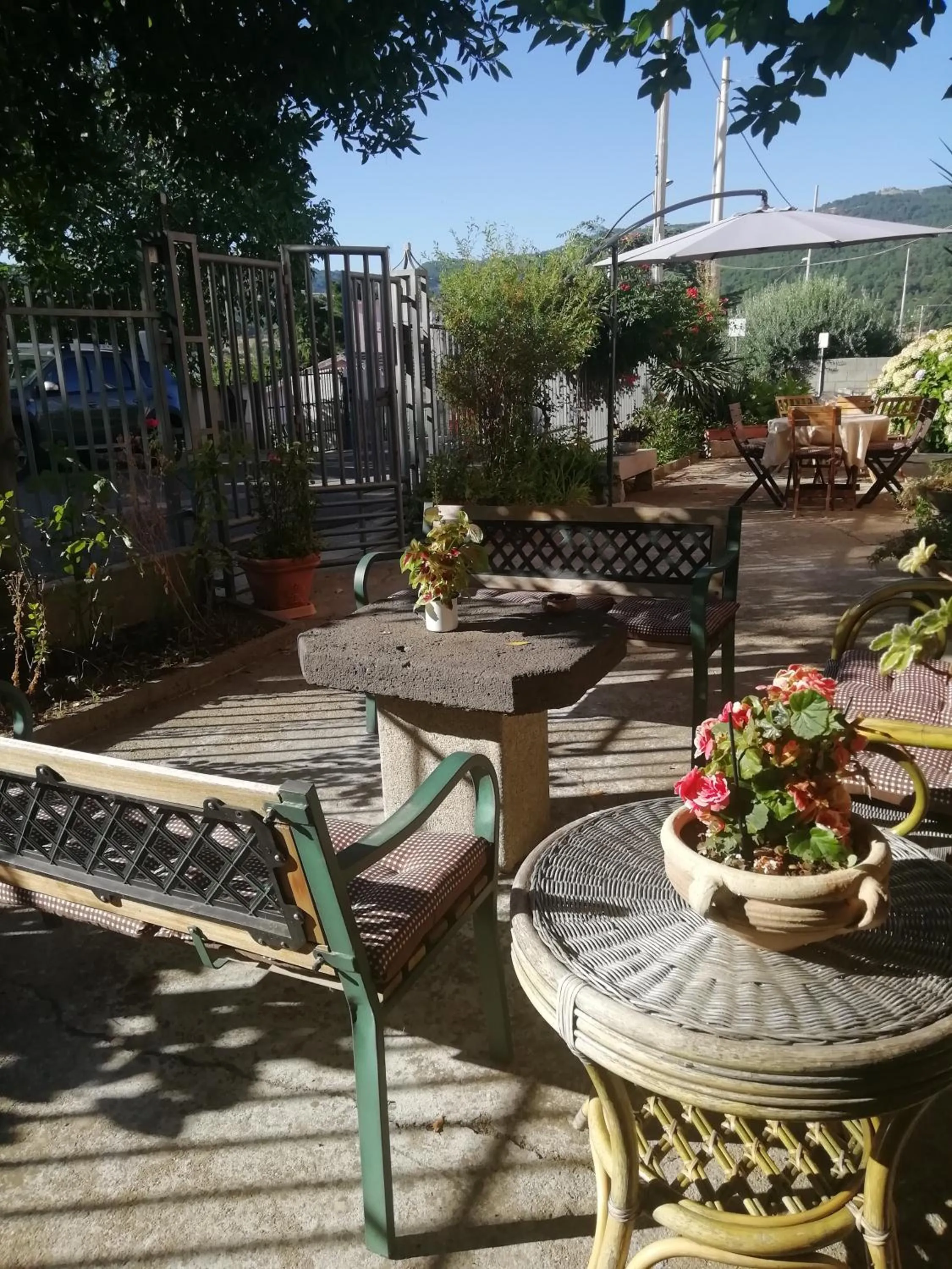 Patio in B&B Domus Deiana