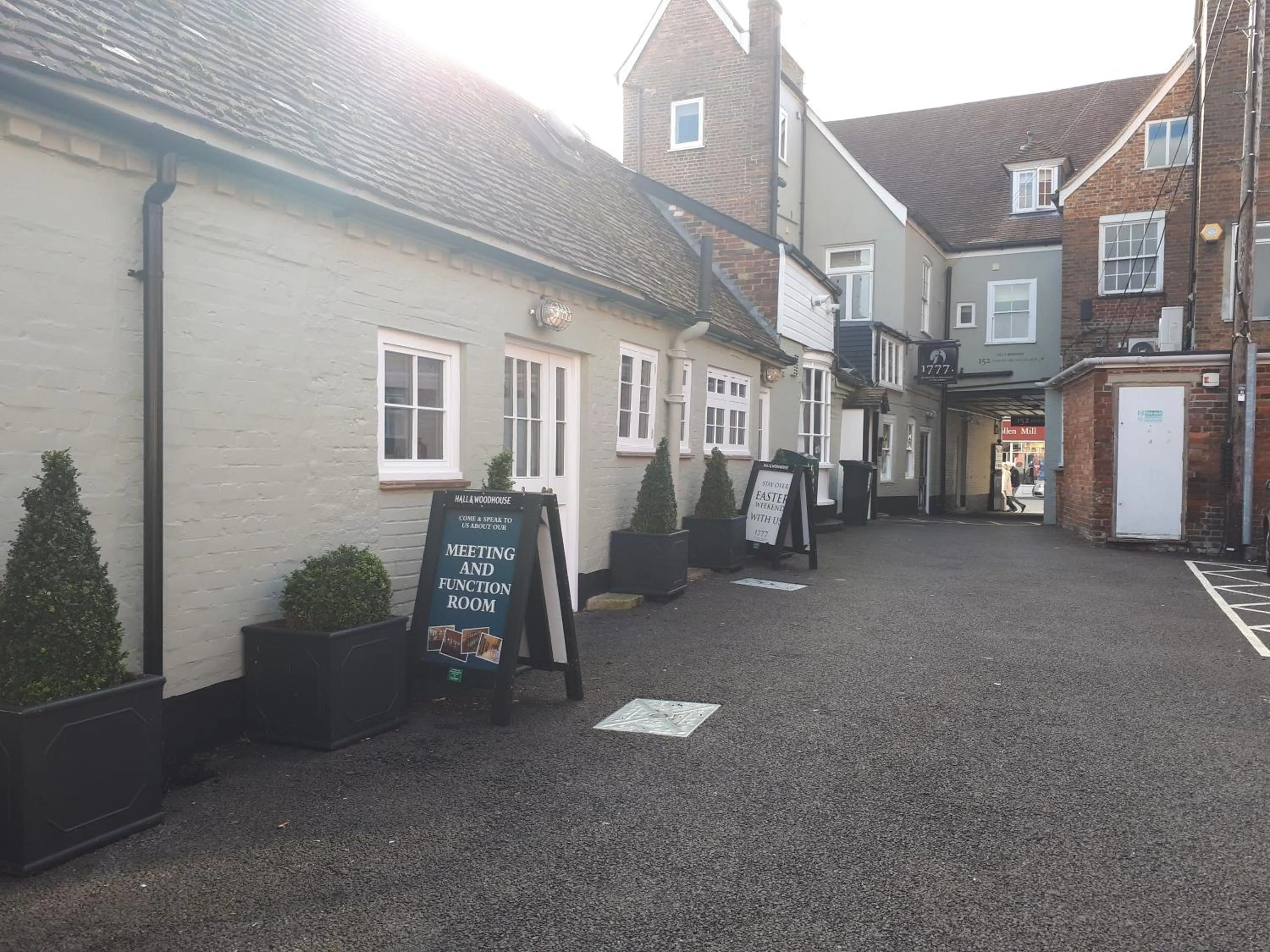 Property building in 1777. At The Albion