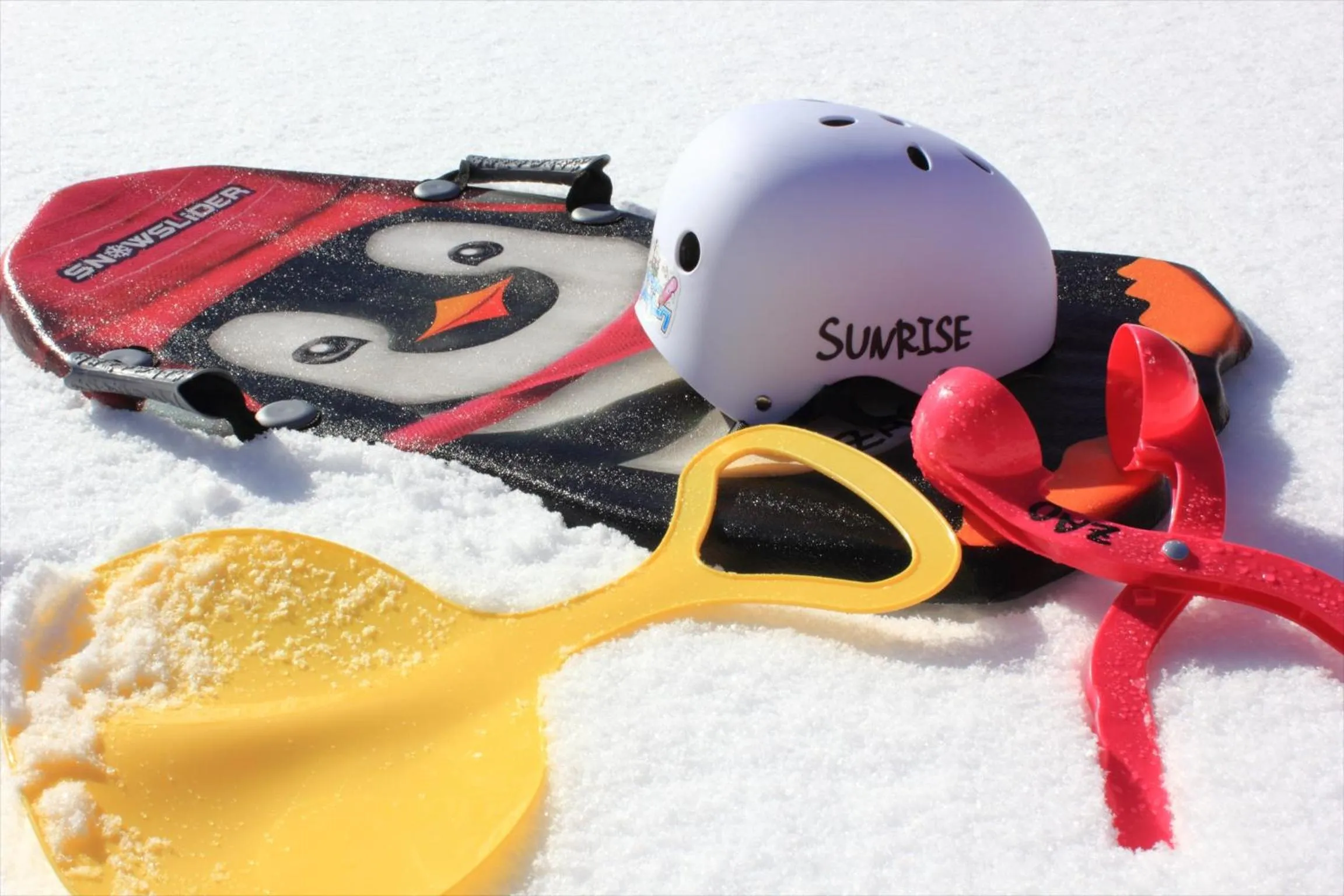 Children play ground in Snow Freak Sunrise