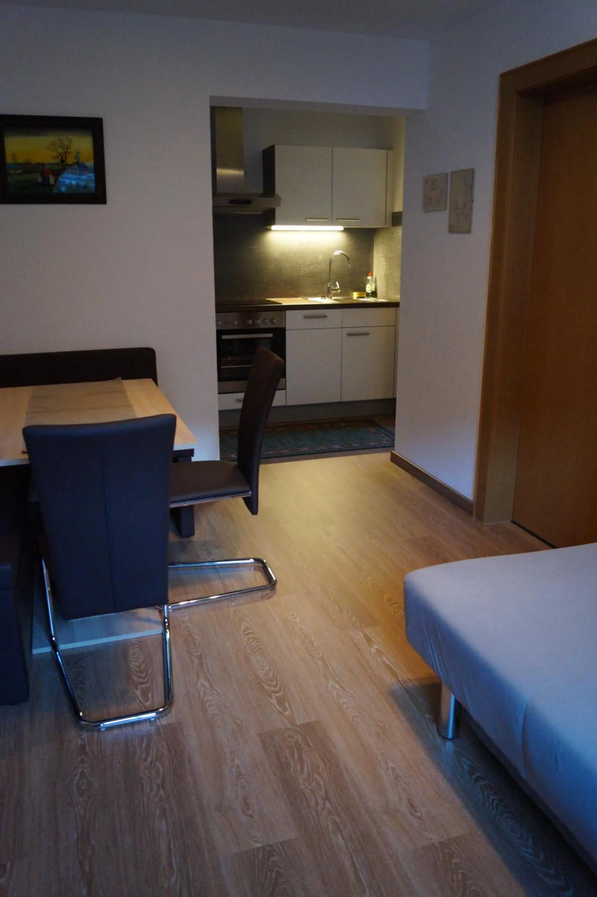 Kitchen or kitchenette, Bed in Landhaus Luzia