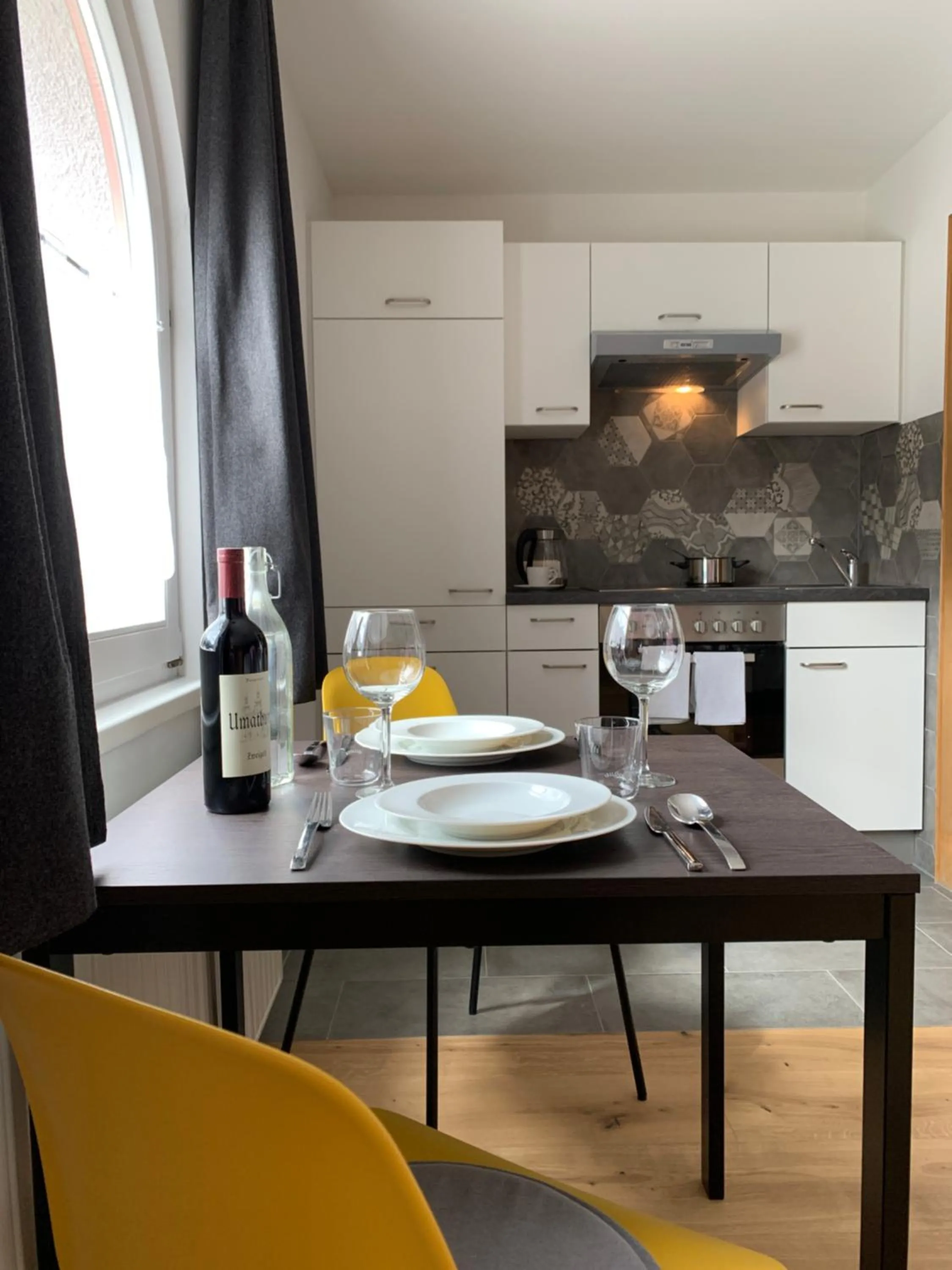 Kitchen or kitchenette in Landhaus Luzia