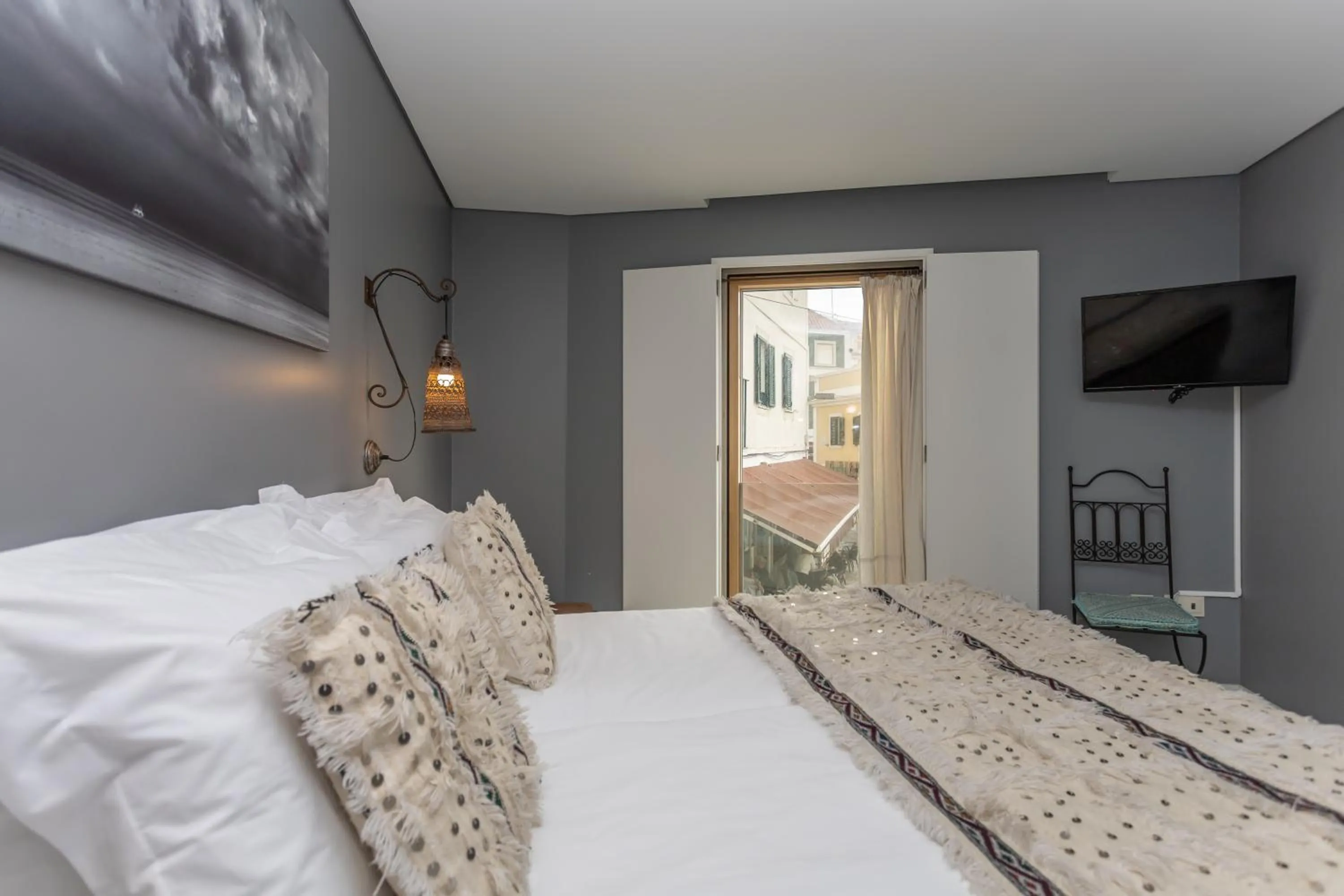 TV and multimedia, Bed in Casa da Praça Guest House