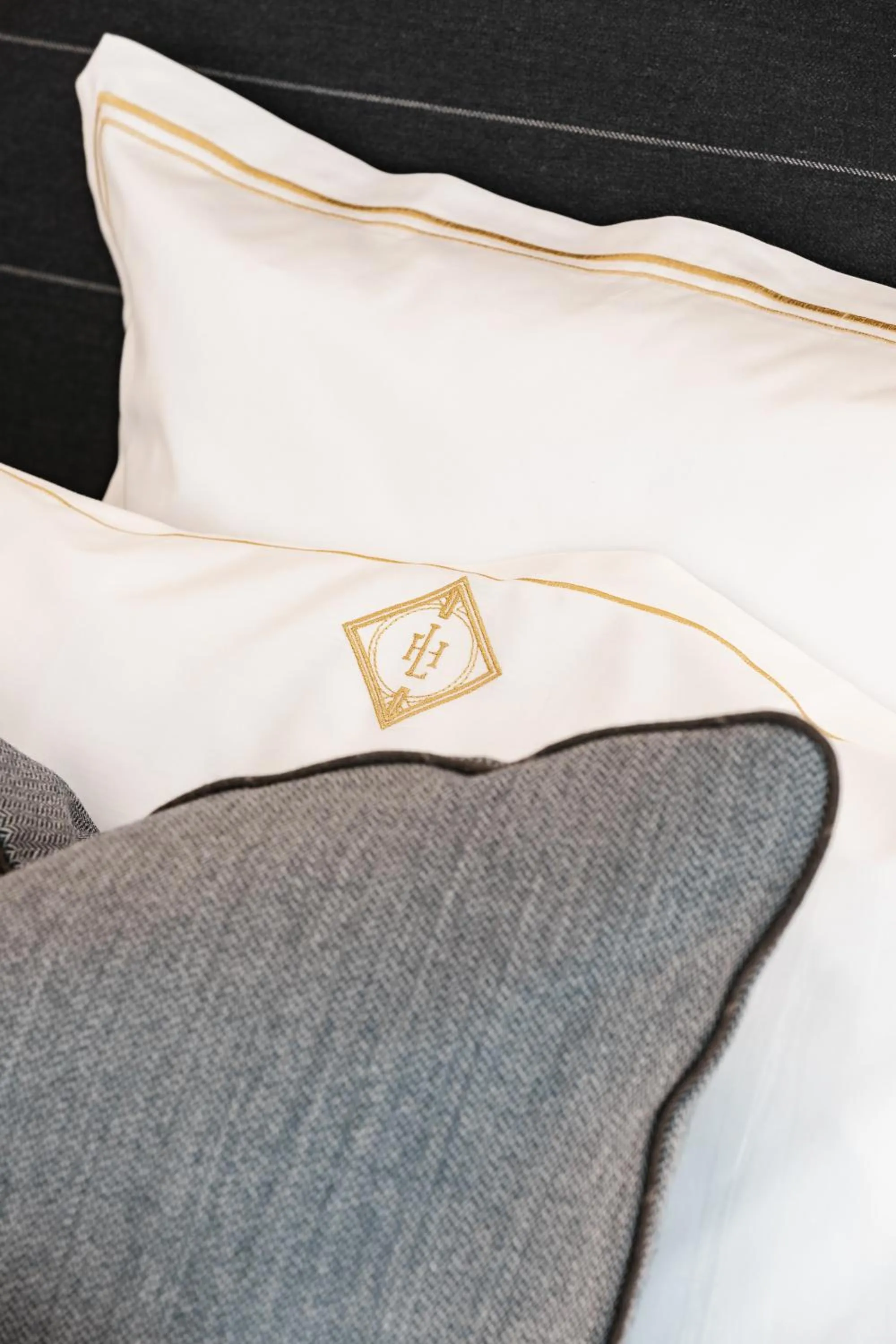 Bed in De Lindenhoeve Boutique Hotel