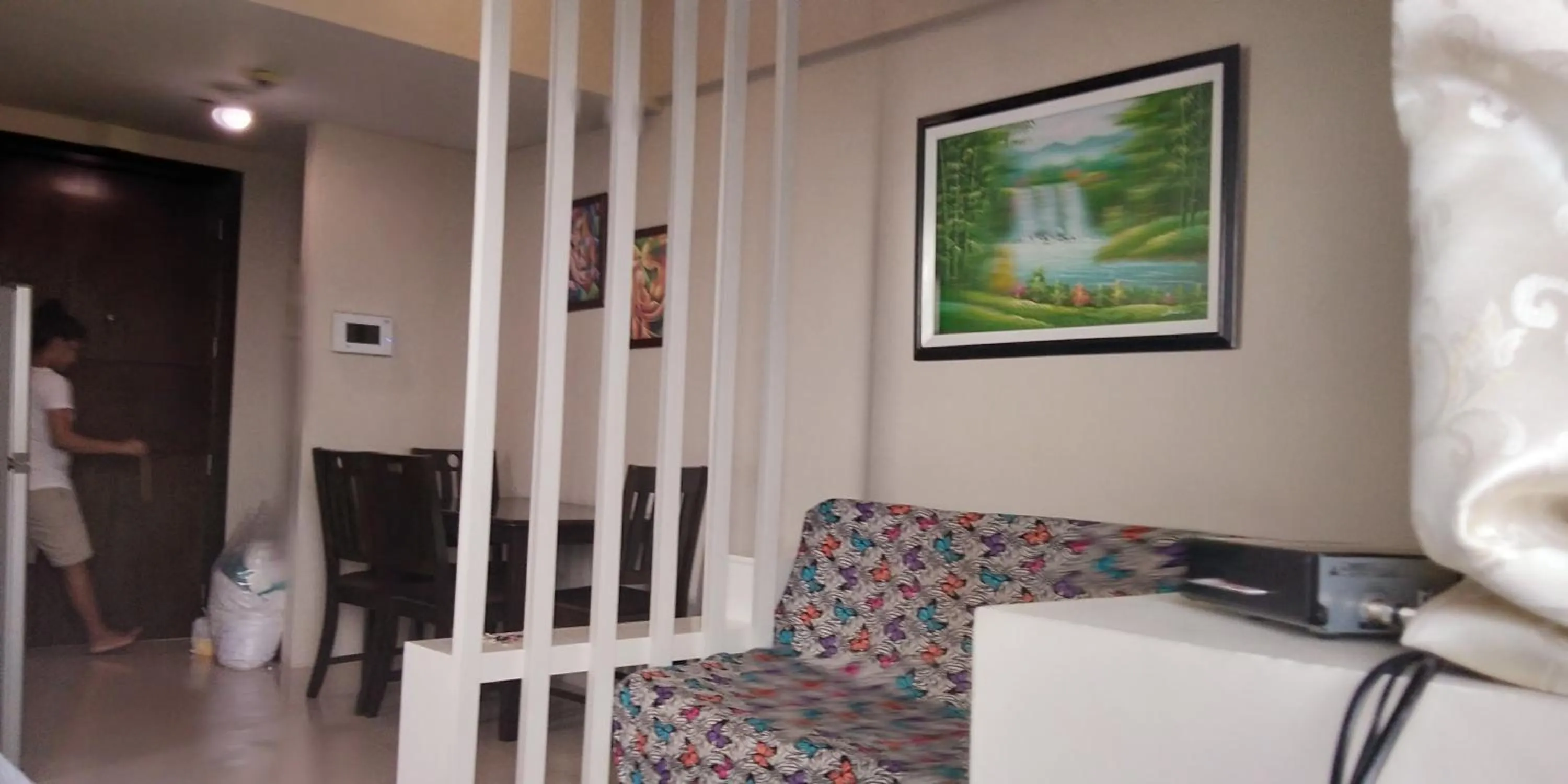 Living room in Palm Tree Genlex Condo