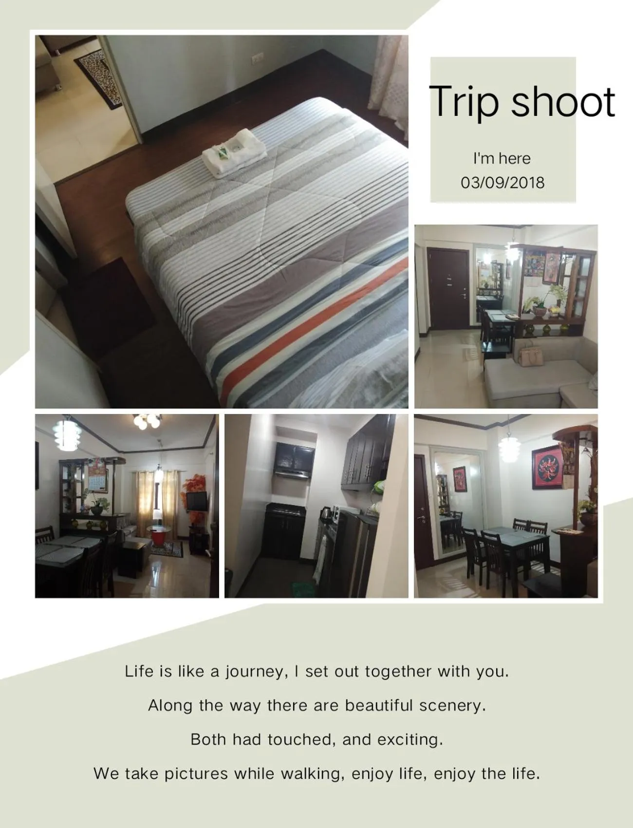 Bed in Palm Tree Genlex Condo