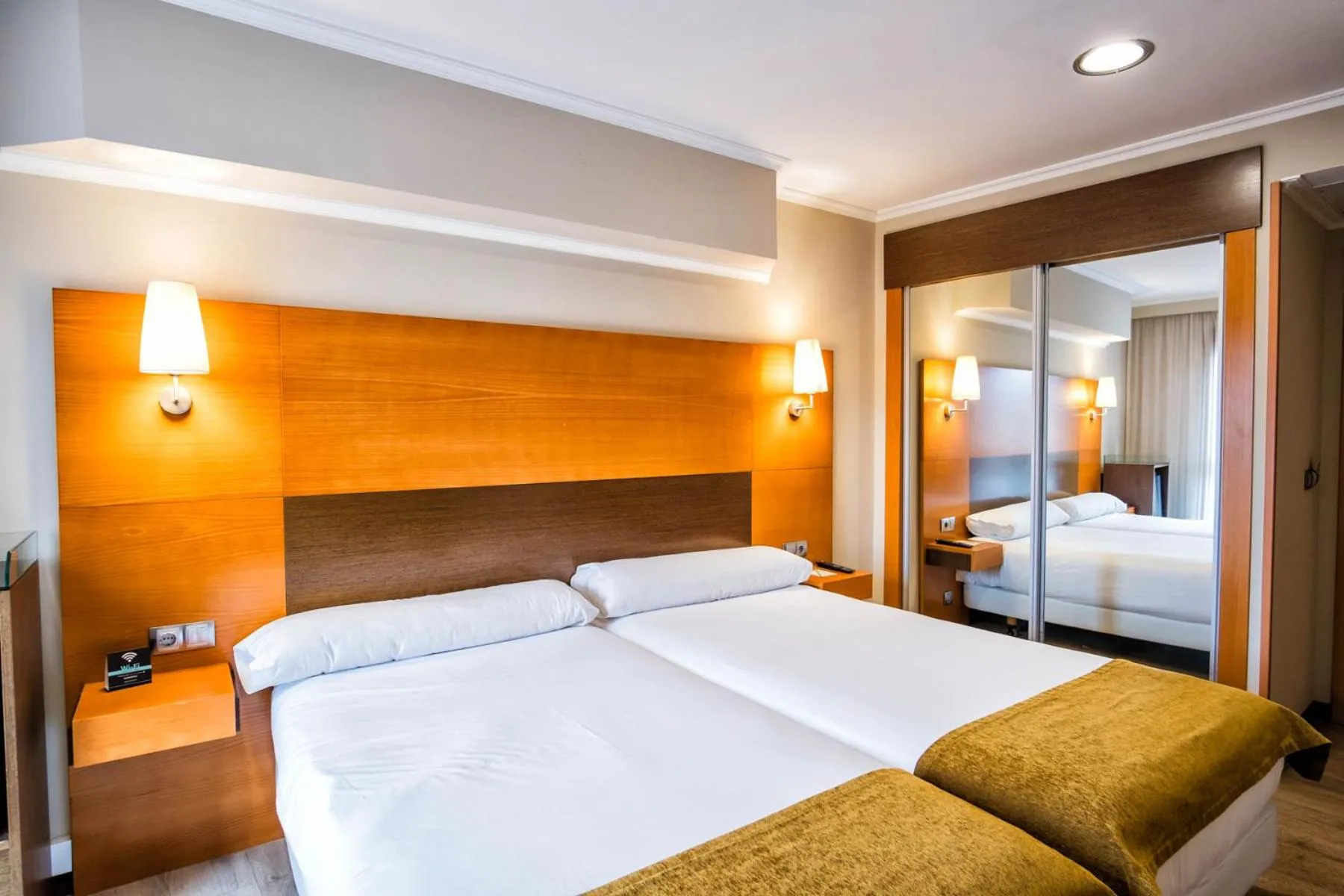 Bed in Hotel Alda Bonaval