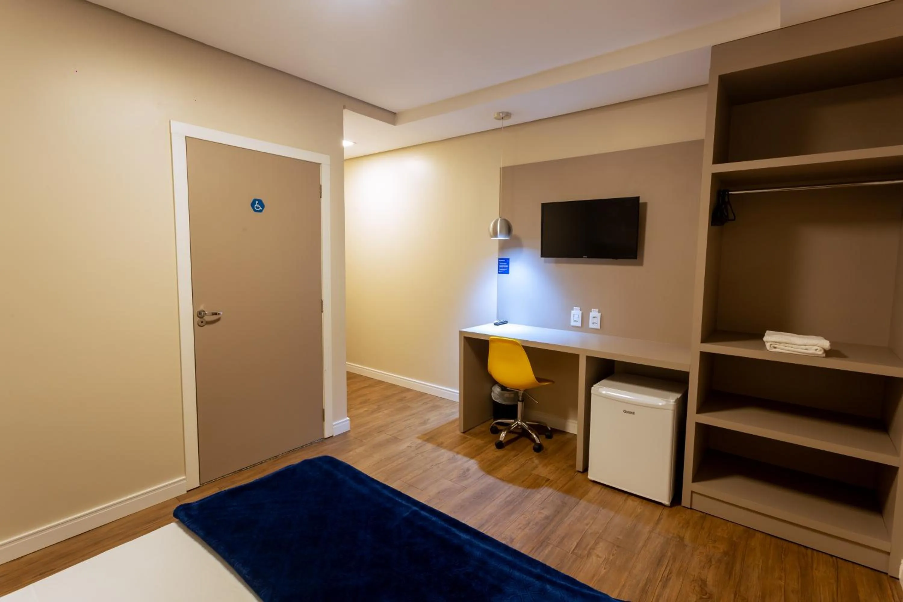 Bedroom, Bed in Hiber Hotel - Acesso a Chapecó