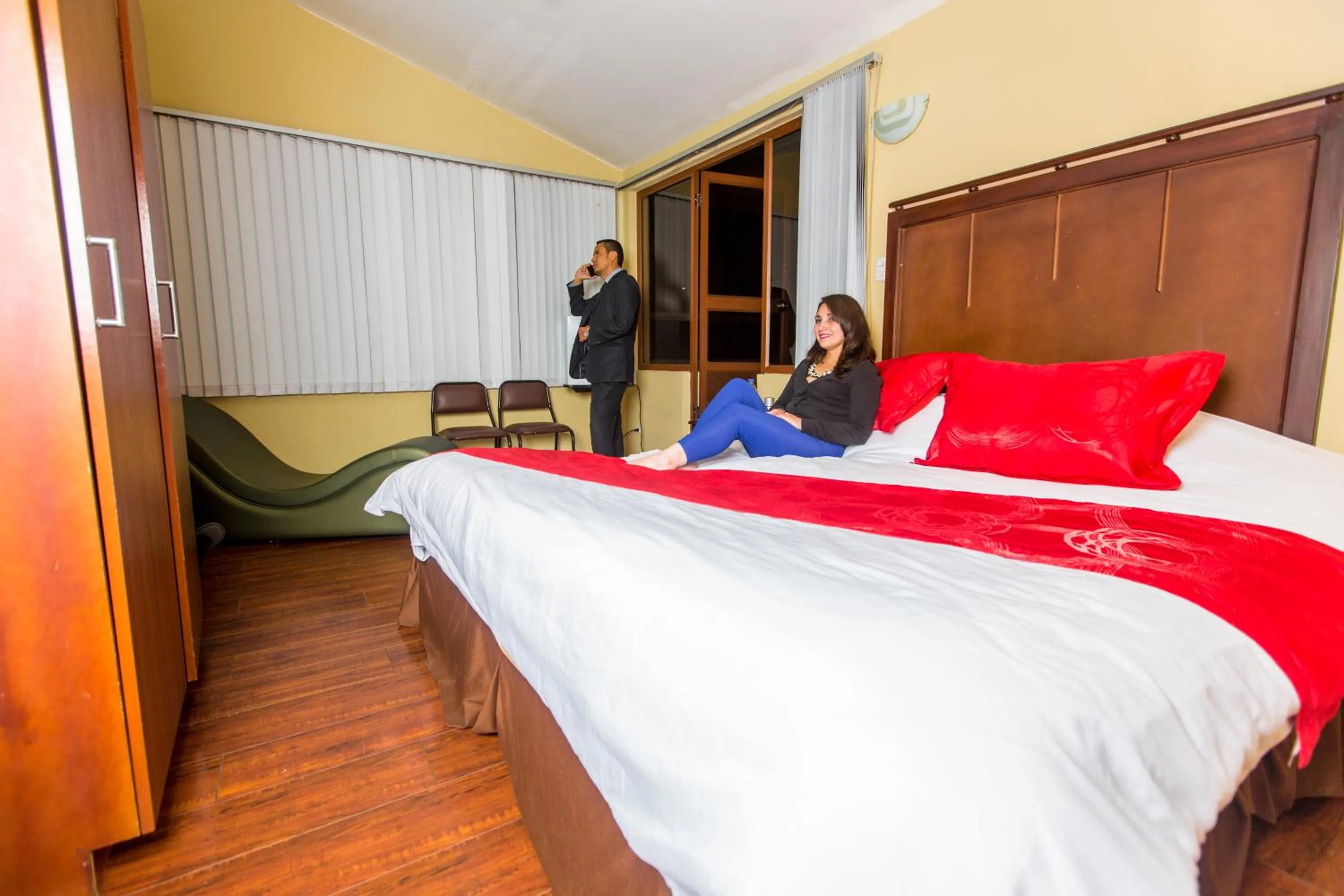 Bed in Hotel Saint Thomas