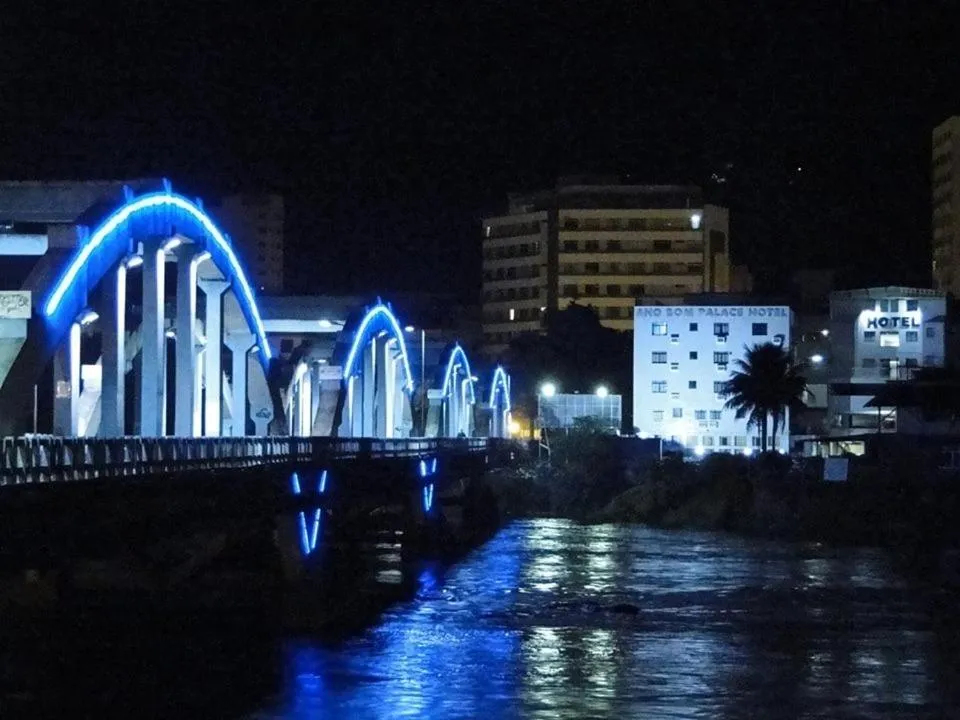 Property building in Ano Bom Palace Hotel