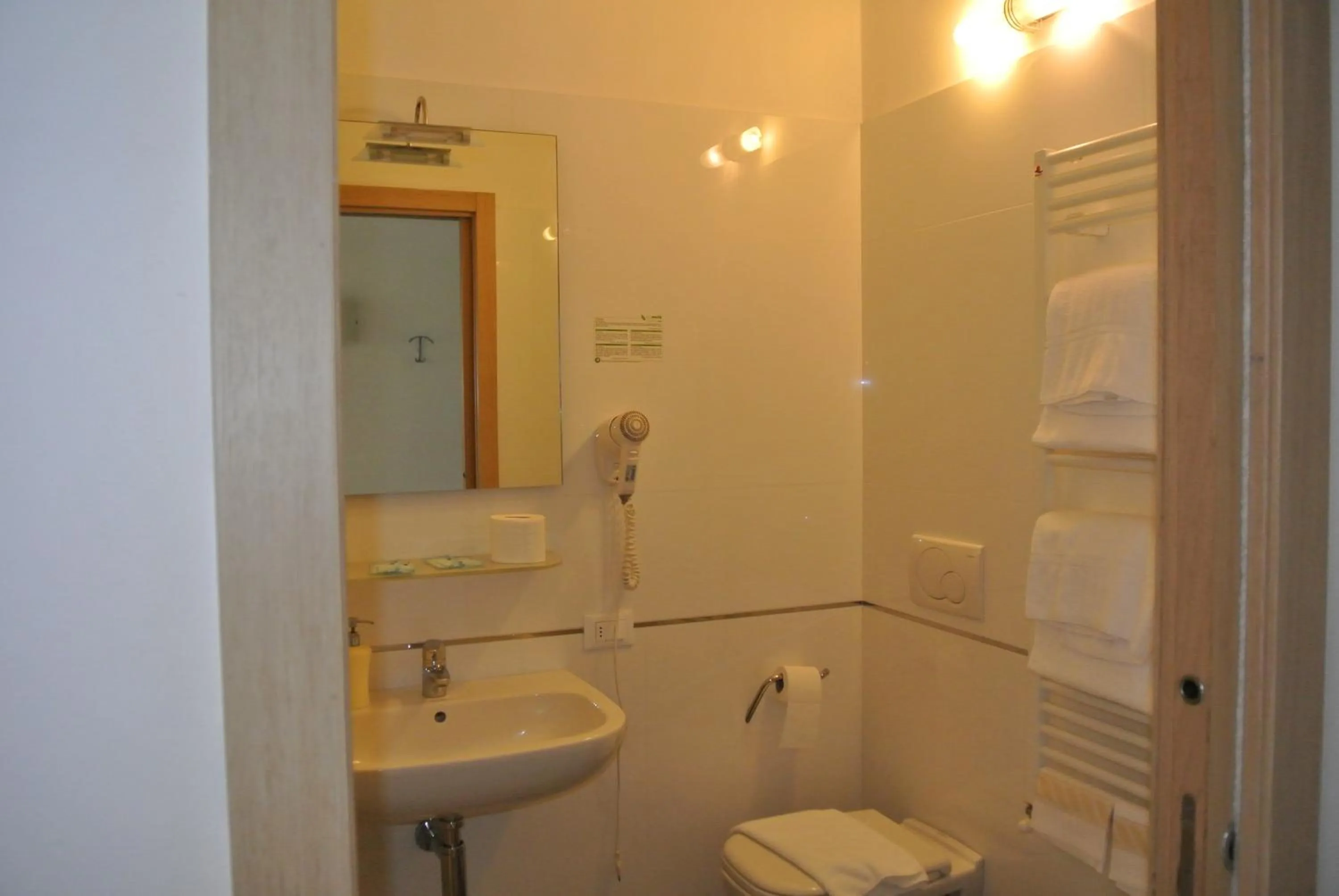 Toilet in Bed & Breakfast Camollia