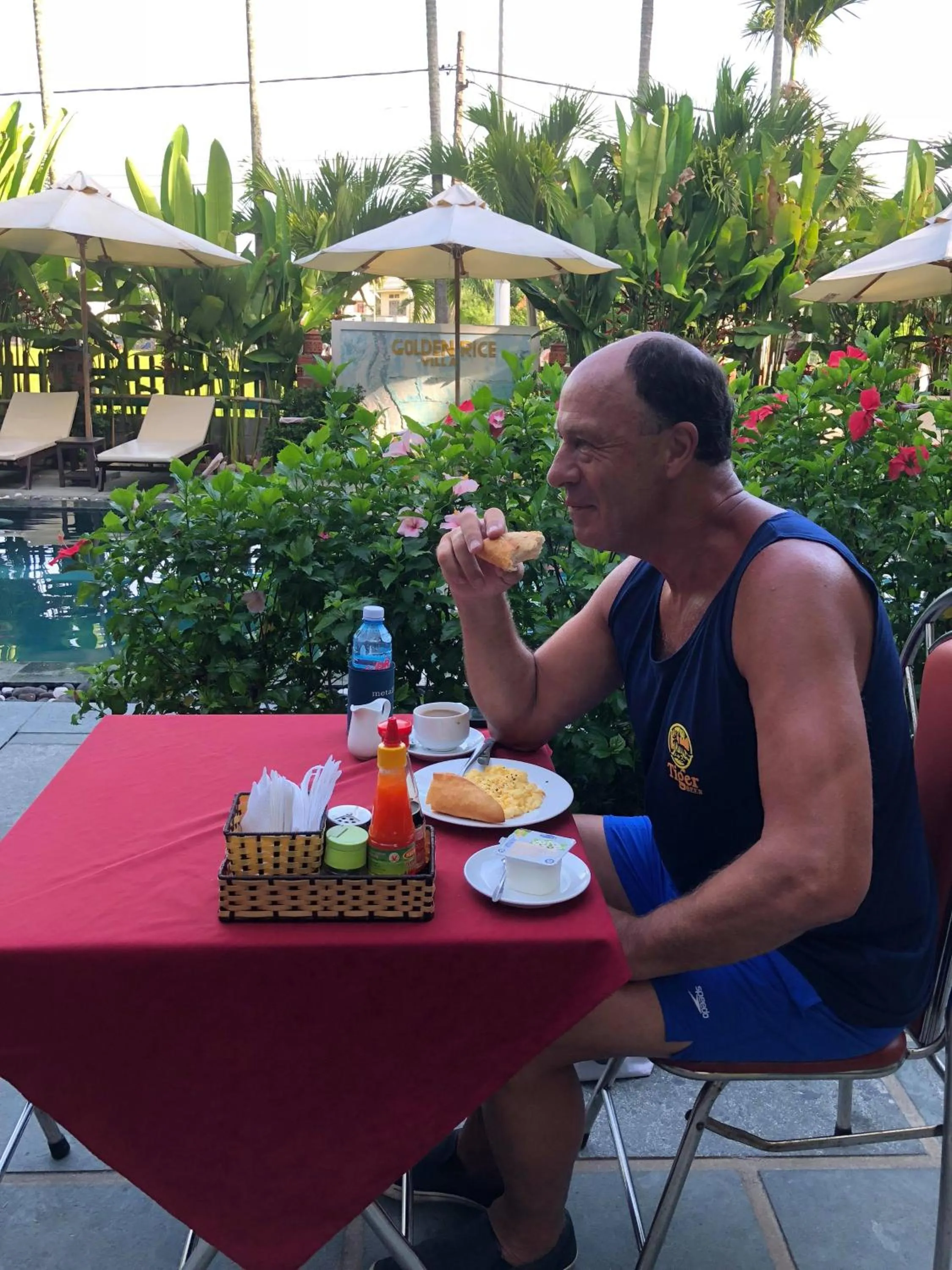Buffet breakfast in Hoi An Golden Rice Villa