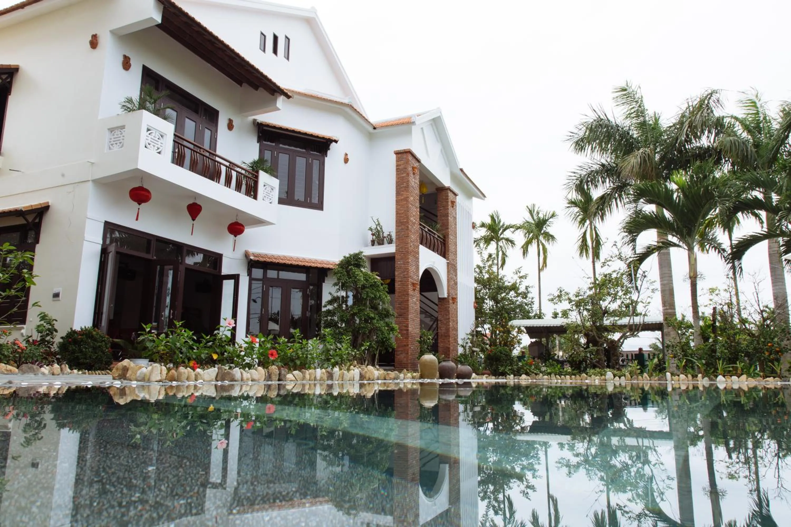 Facade/entrance in Hoi An Golden Rice Villa