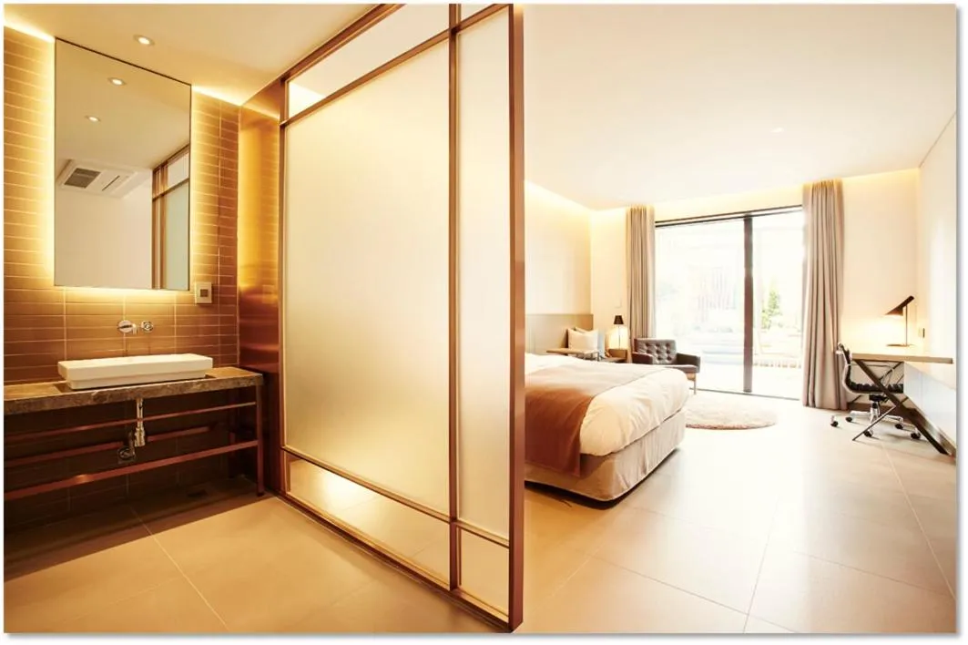 Bed in MD HOTEL Dongtan