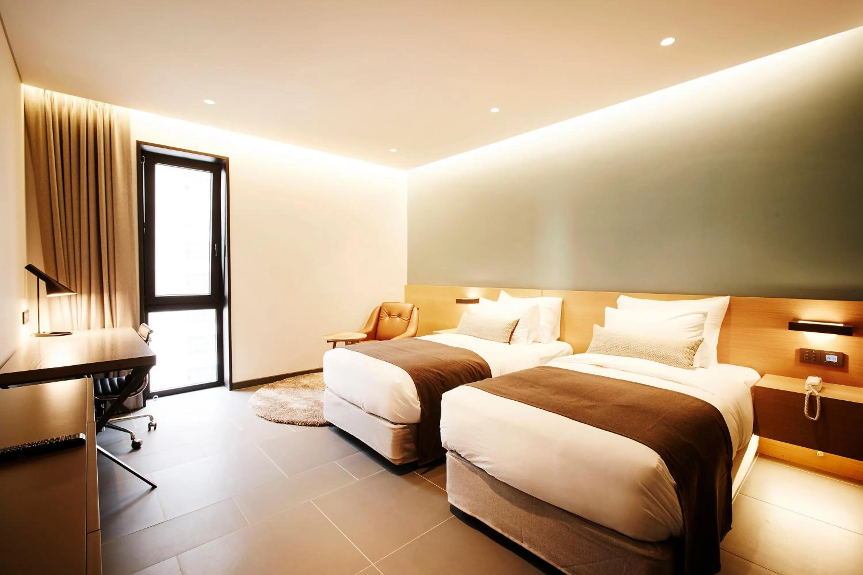 Bed in MD HOTEL Dongtan