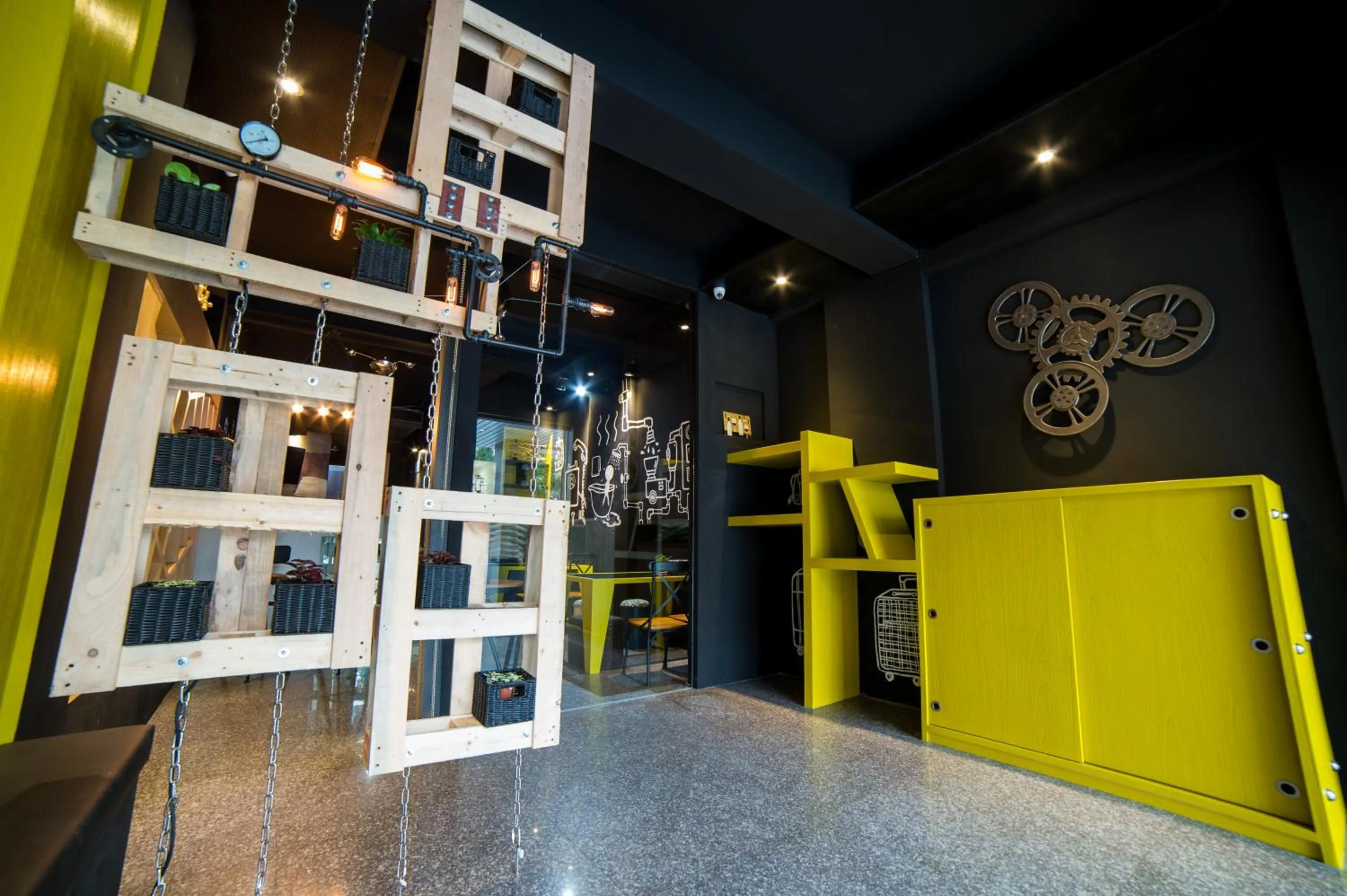 Lobby or reception in Just Walk Backpacker Hostel