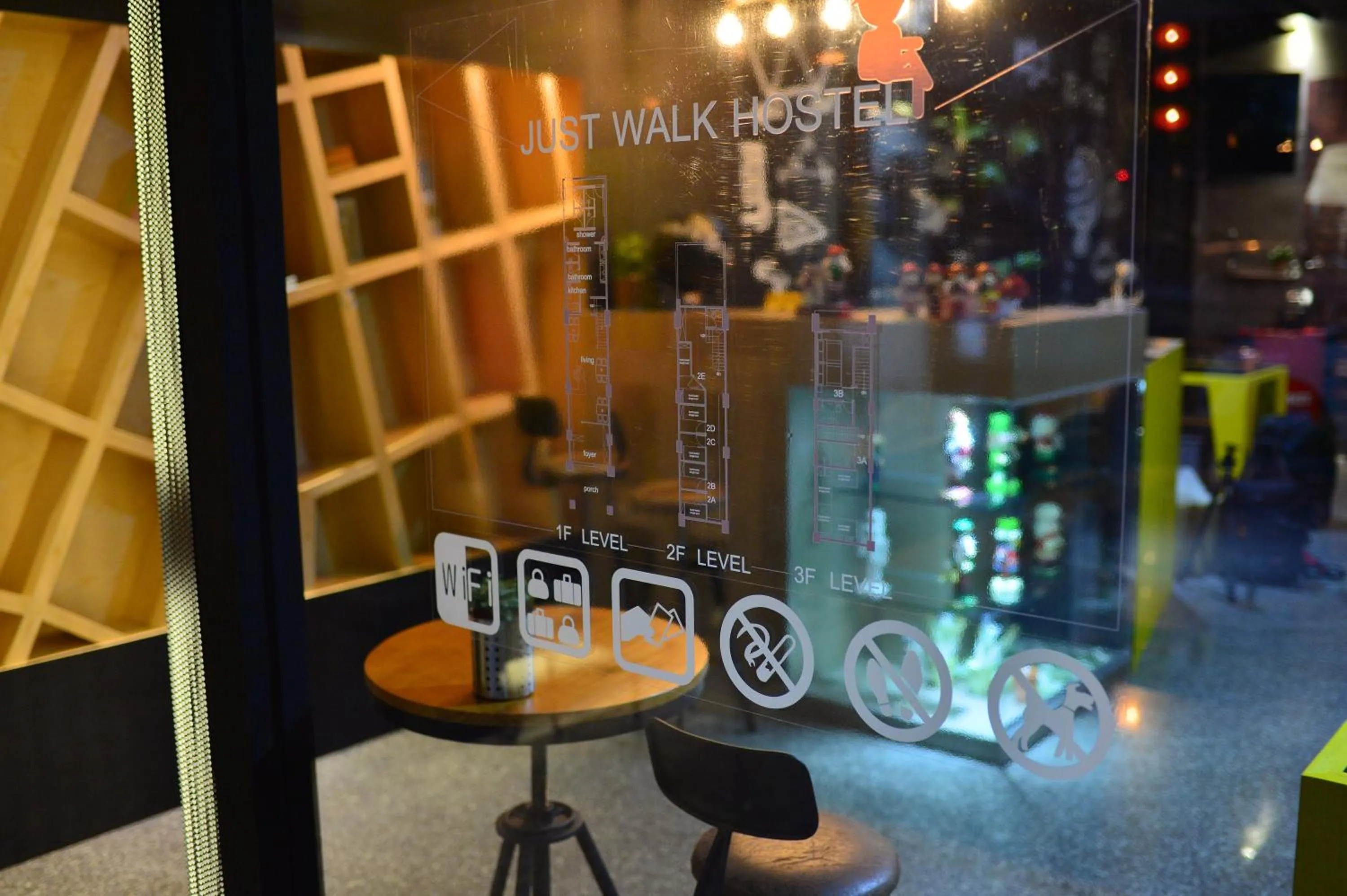 Property logo or sign in Just Walk Backpacker Hostel