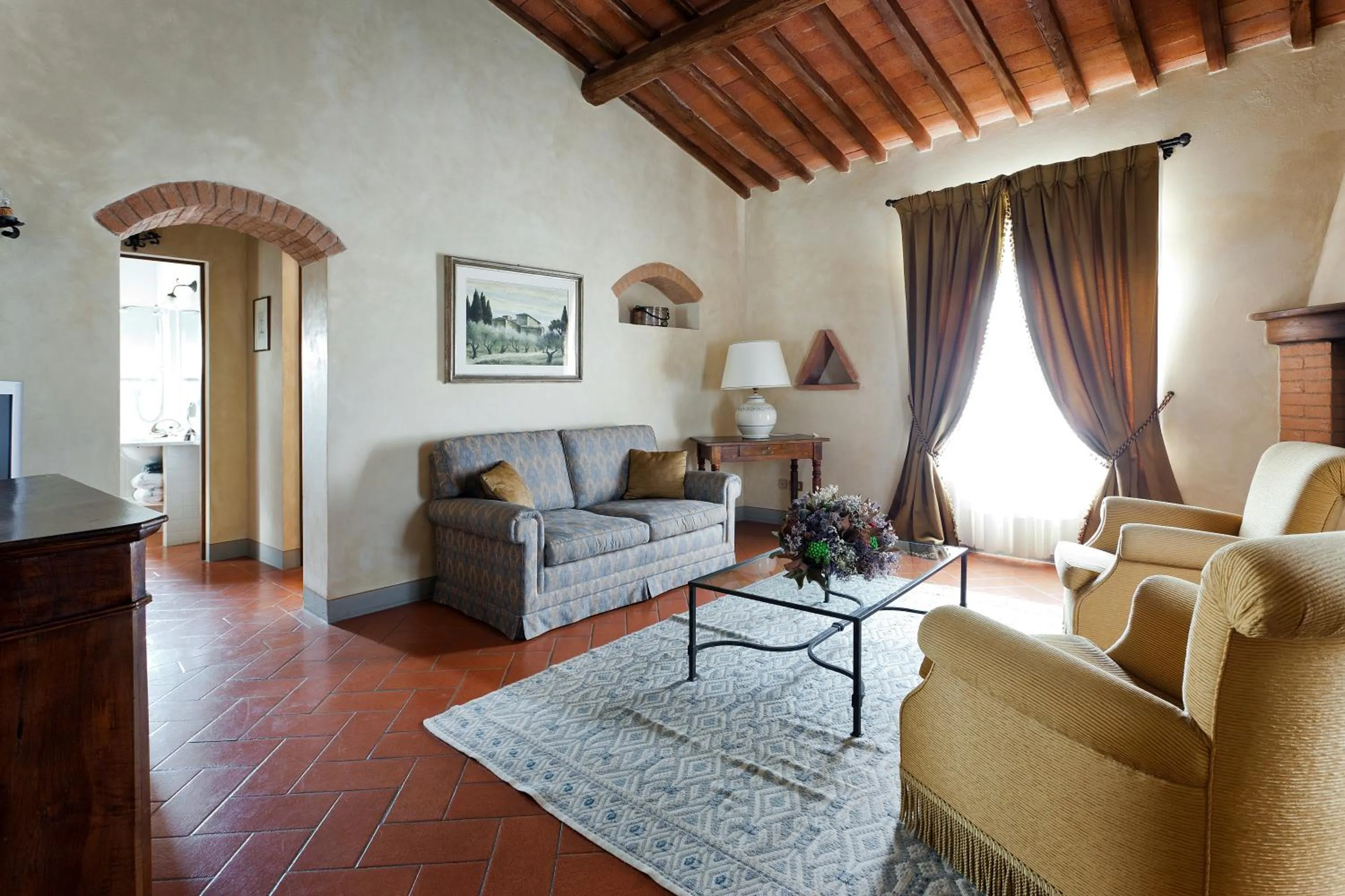 Seating area in Castello di Spaltenna Exclusive Resort & Spa