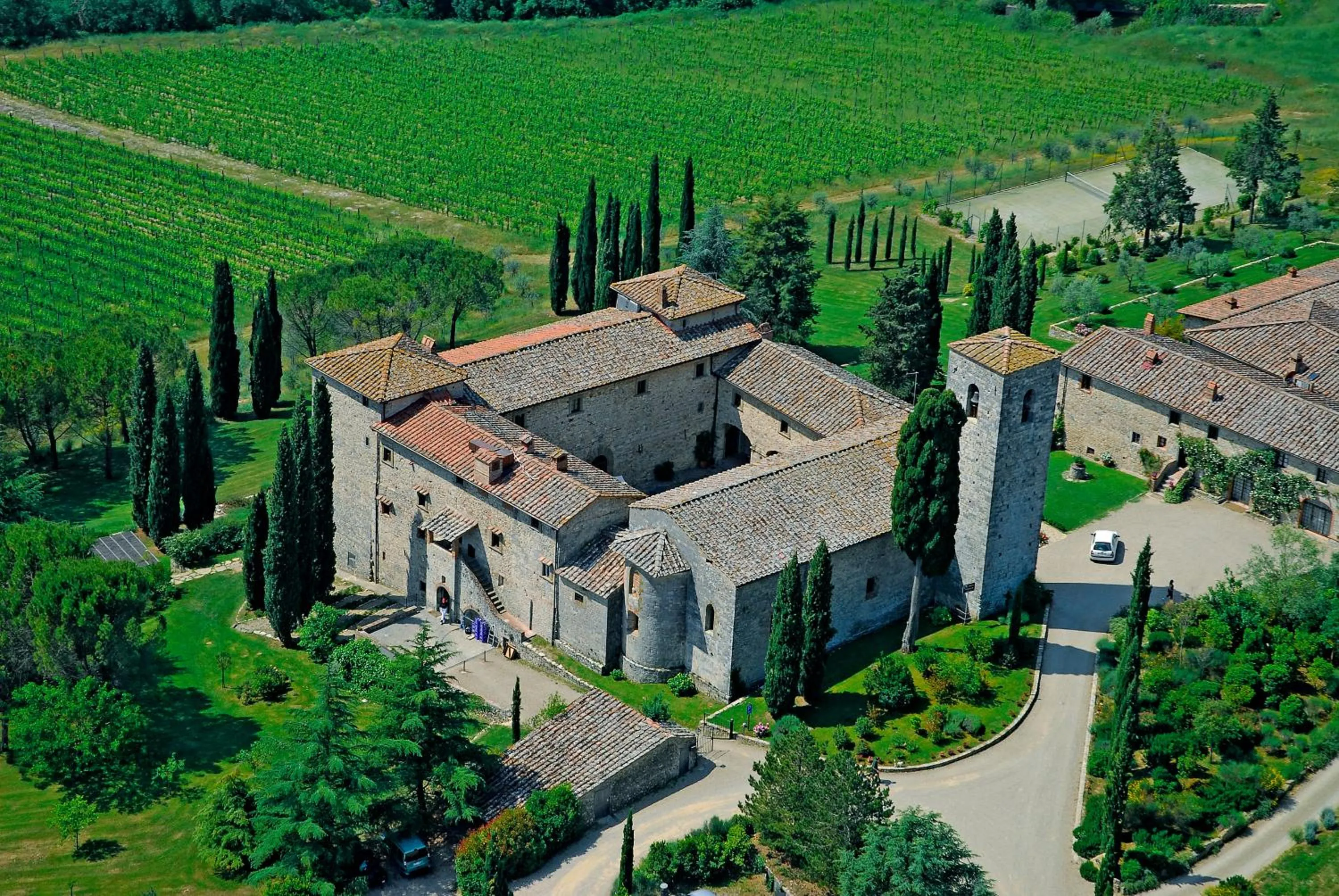 Bird's eye view in Castello di Spaltenna Exclusive Resort & Spa