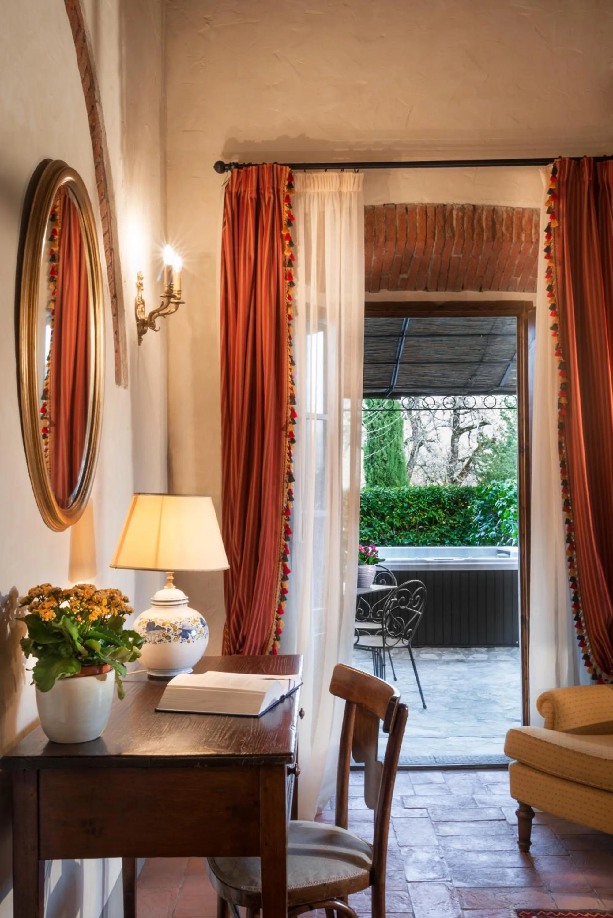 Decorative detail in Castello di Spaltenna Exclusive Resort & Spa